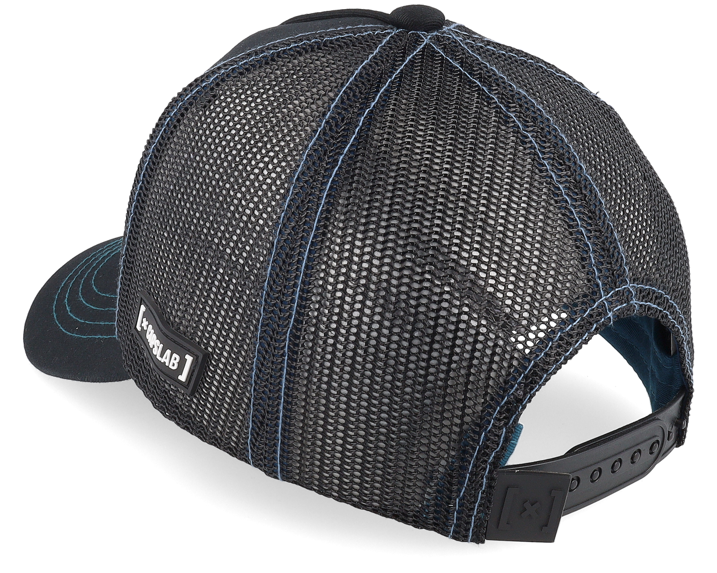 Kids Disney Donald Duck Black Trucker Capslab caps Hatstore.co.uk