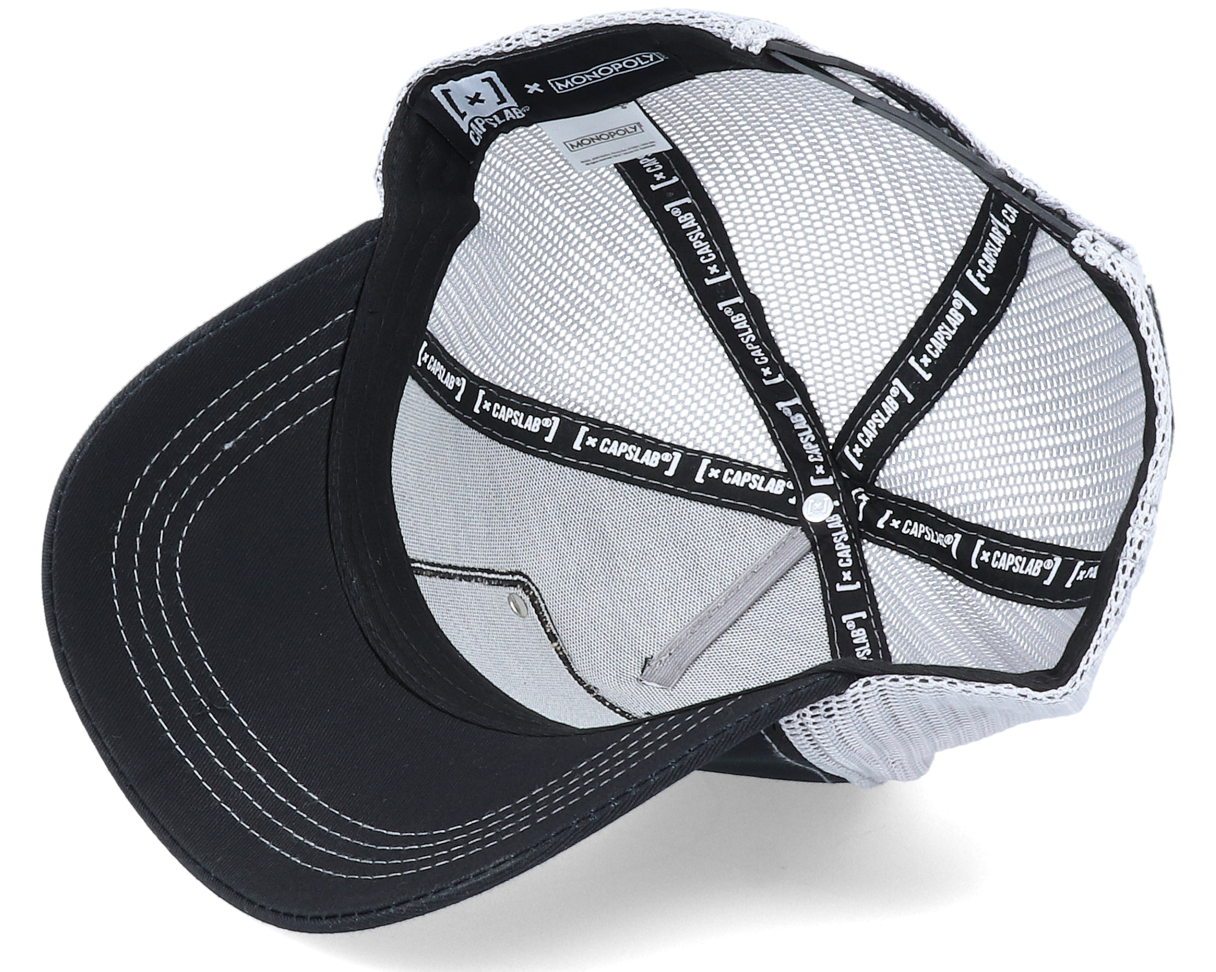 Monopoly Black/Grey Trucker Capslab keps Hatstore.se