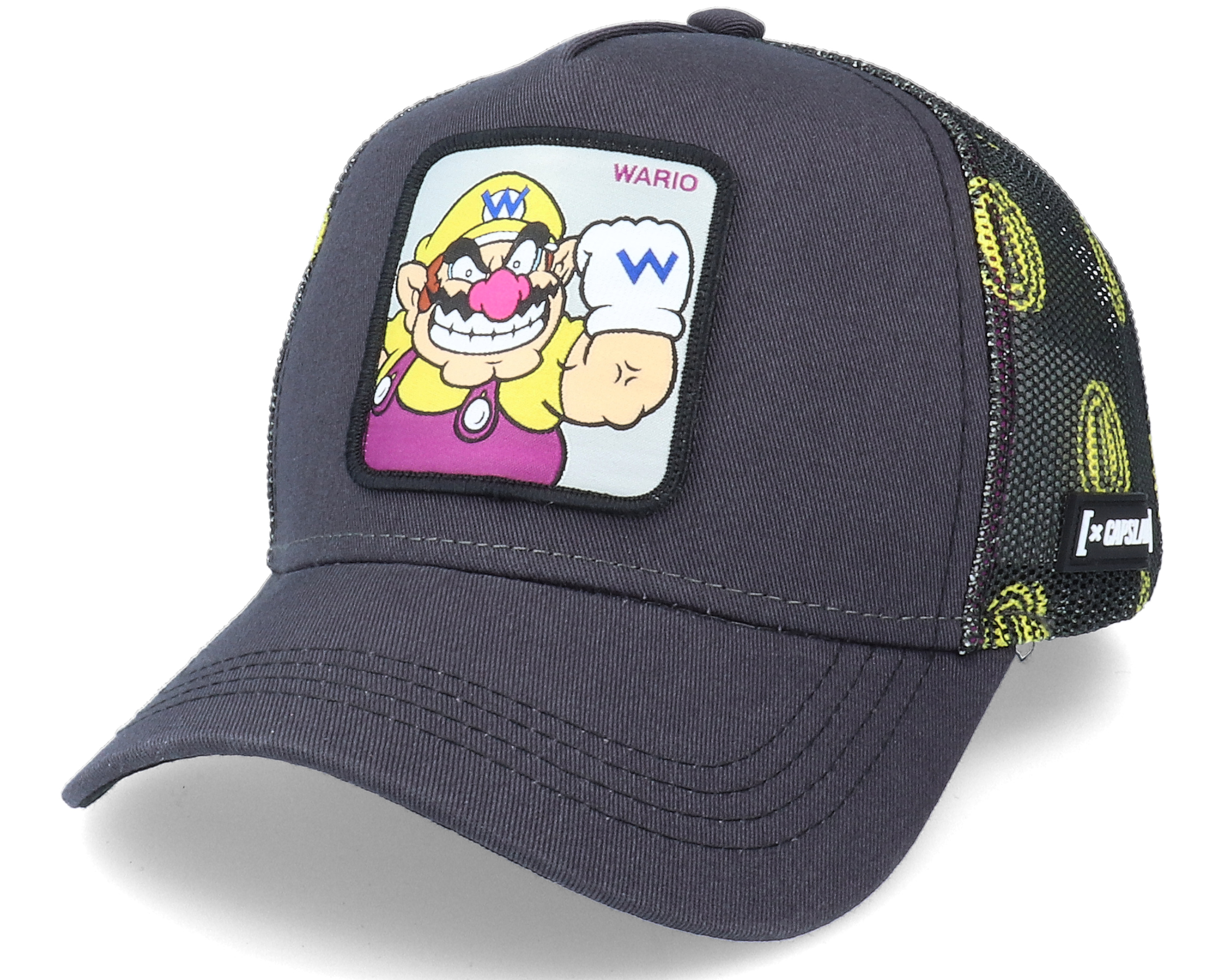 Nintendo Super Mario Bros Wario Trucker - Capslab caps - Hatstoreworld.com