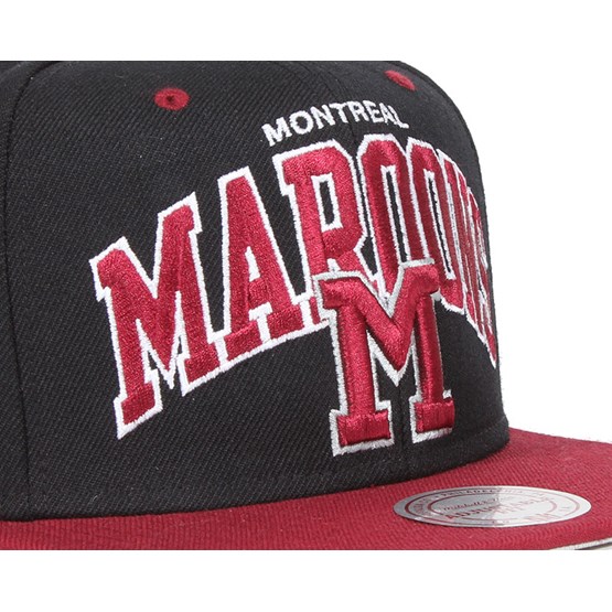 Montreal Maroons Team Arch Snapback Mitchell Ness Caps Hatstoreworld Com