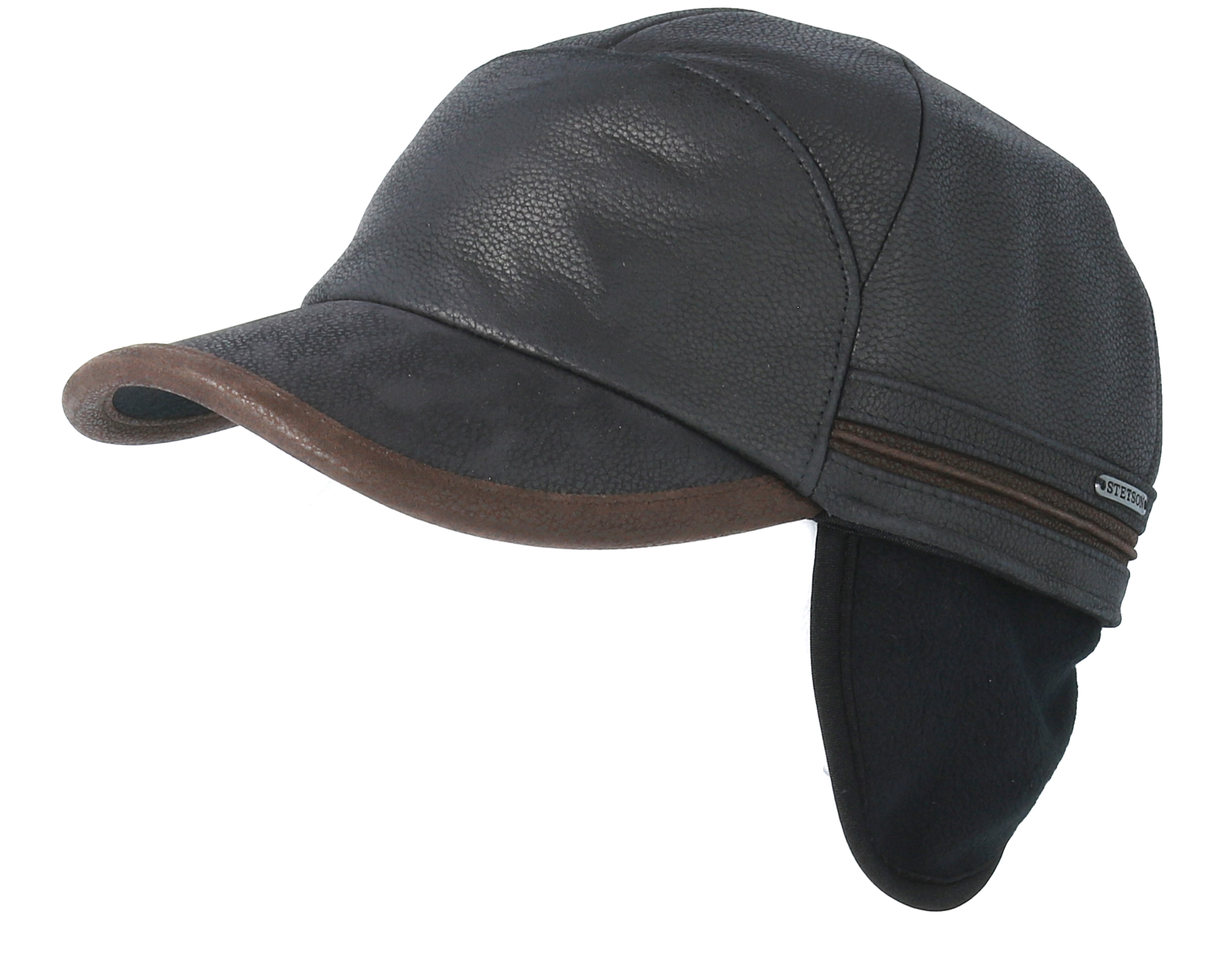 Cowhide Baseball Cap Stetson caps Hatstore.co.uk