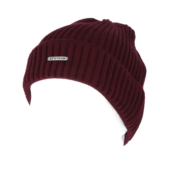 stetson merino wool beanie