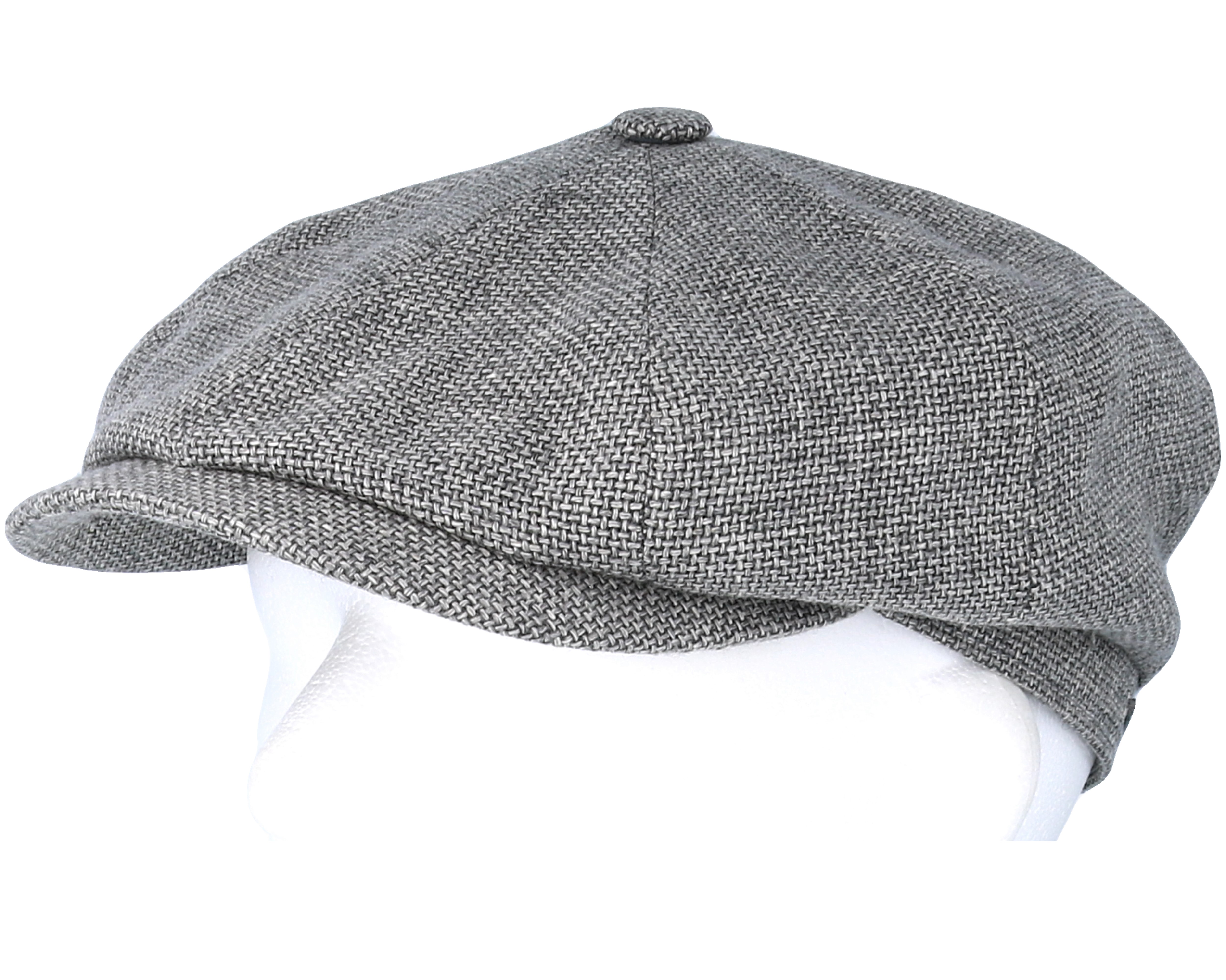 Hatteras Virigin Wool/Silk Grey Flat Cap Stetson caps