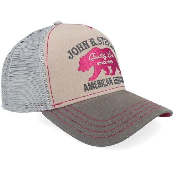 stetson trucker cap bear