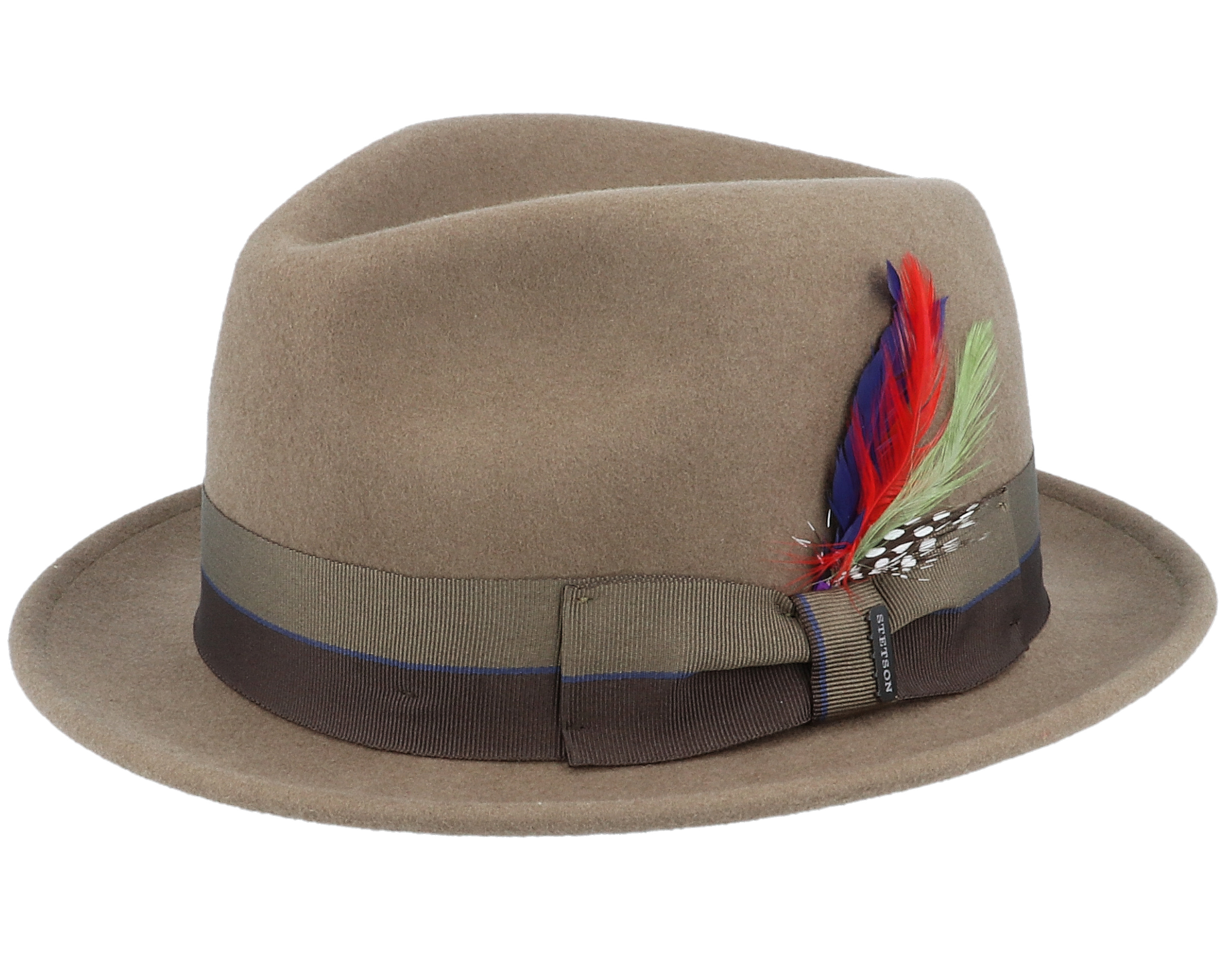 Player Woolfelt Dark Grey Trilby - Stetson hats | Hatstore.co.uk