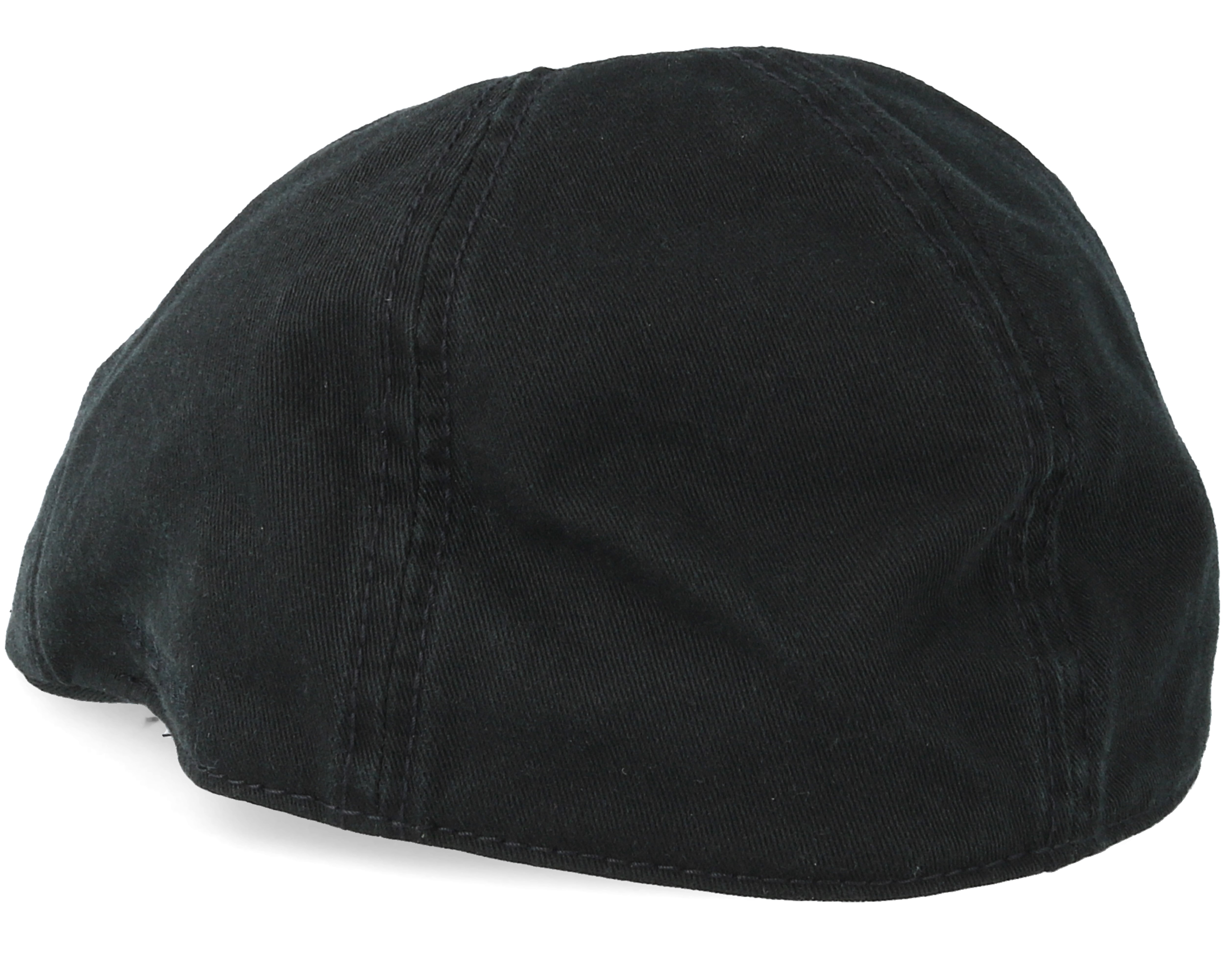 Texas Cotton Black Flat Cap Stetson keps Hatstore.se