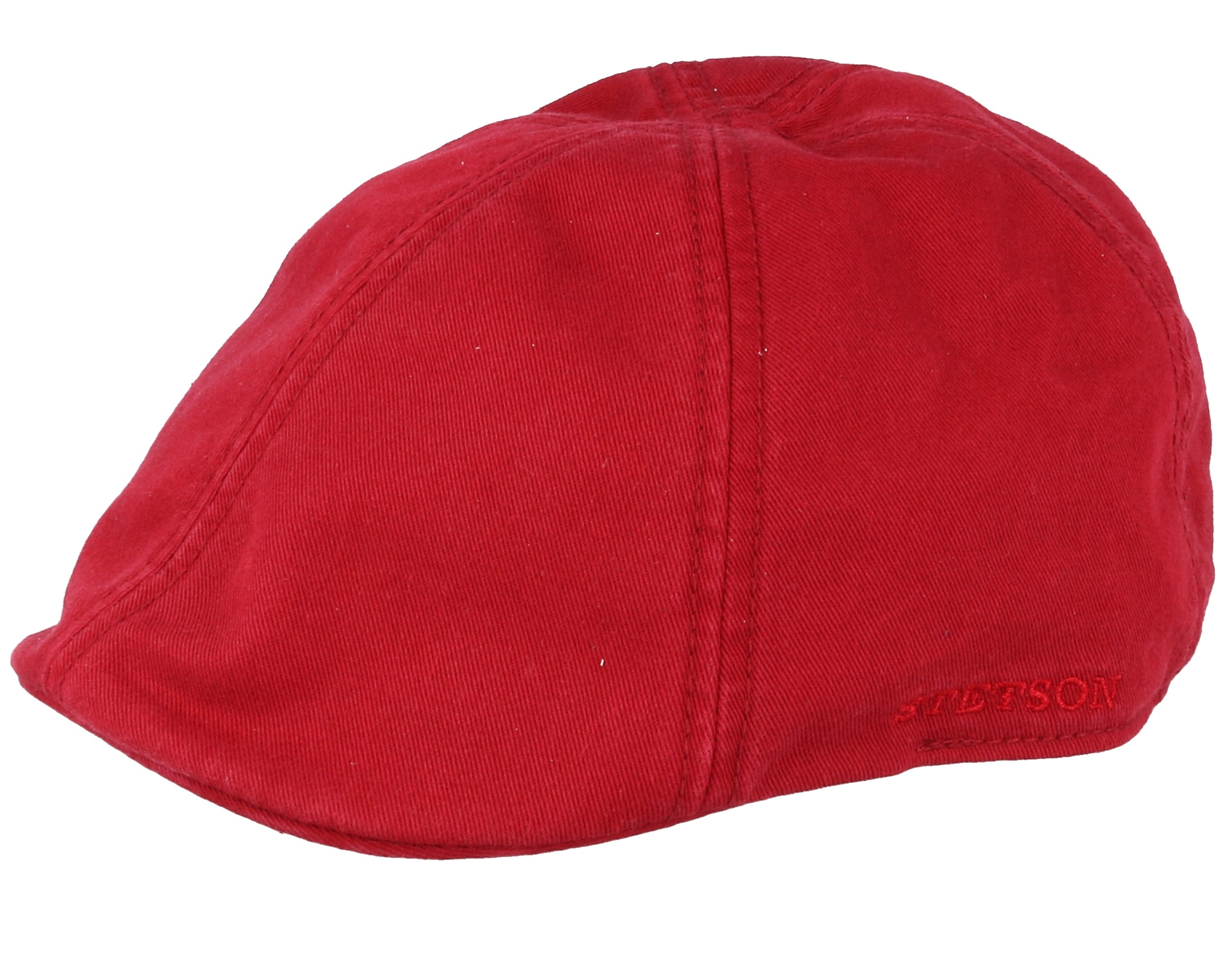 Texas Cotton Red Flat Cap Stetson caps