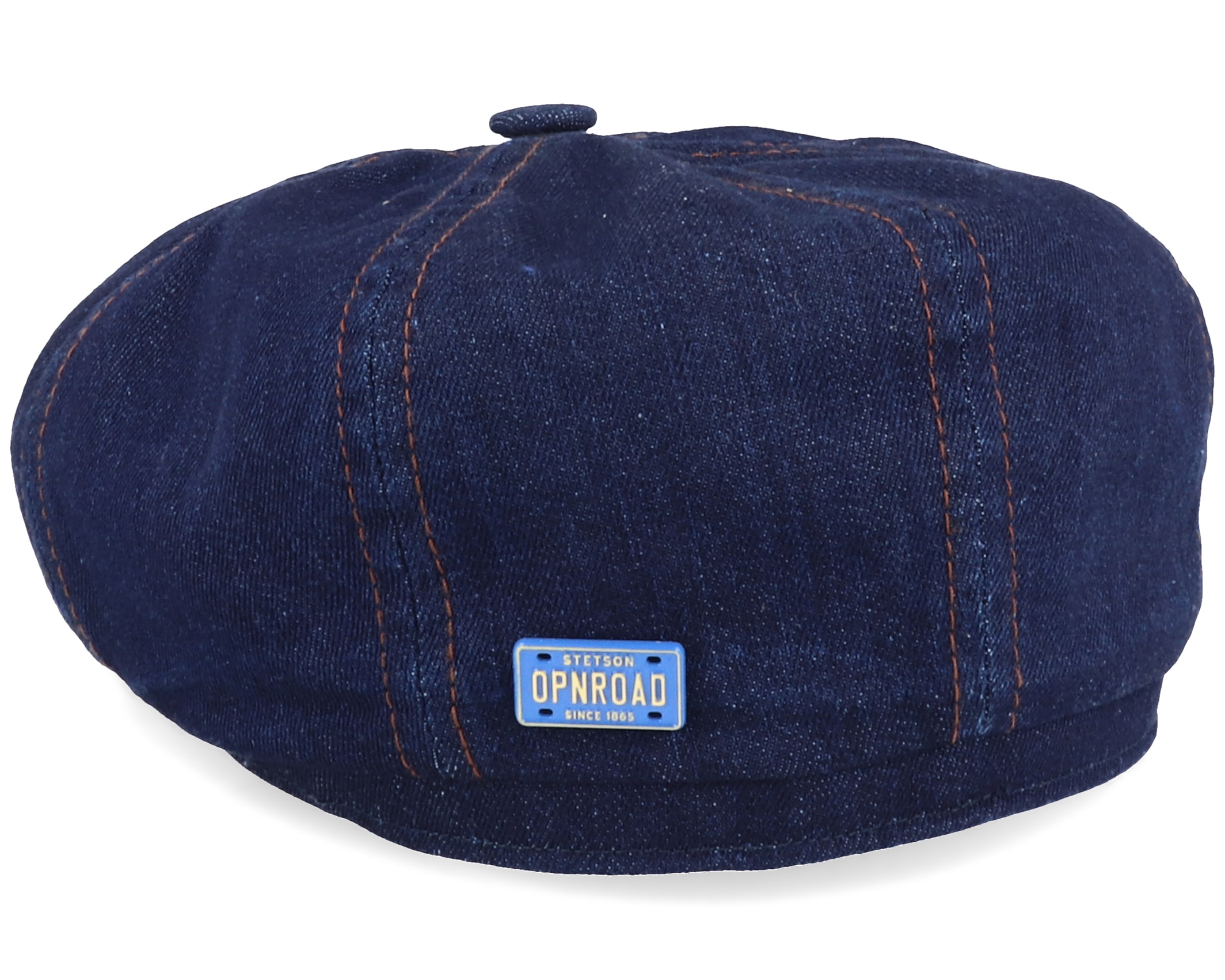 Hatteras Denim Blue Flat Cap Stetson caps