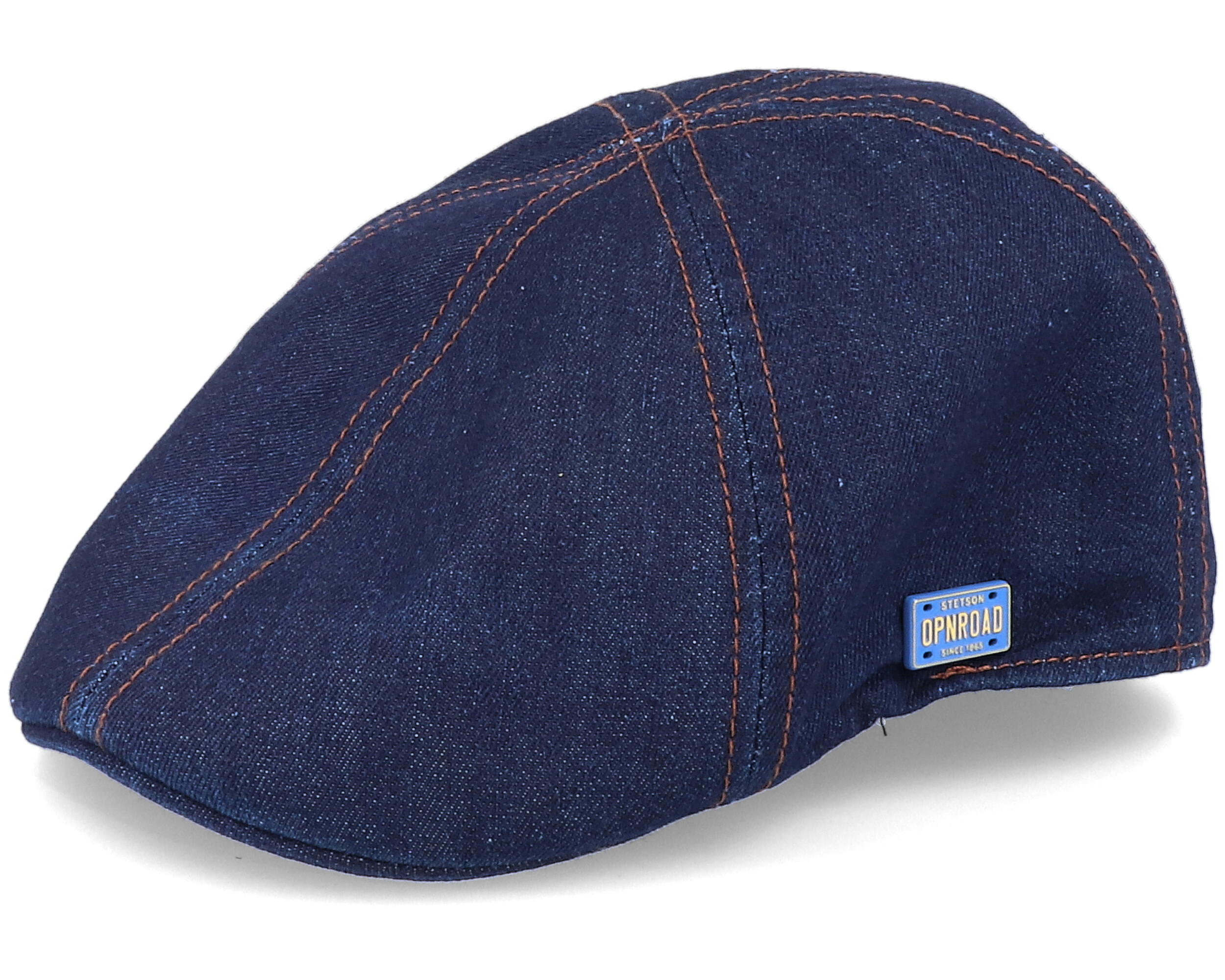 Texas Denim 2 Dark Blue Flat Cap Stetson caps