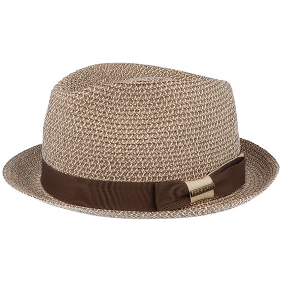 Toyo Brown/Beige Trilby - Stetson hats - Hatstoreworld.com