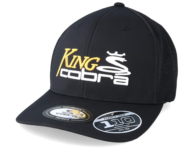 King Cobra Black White Gold Trucker Cobra Caps Hatstoreworld Com