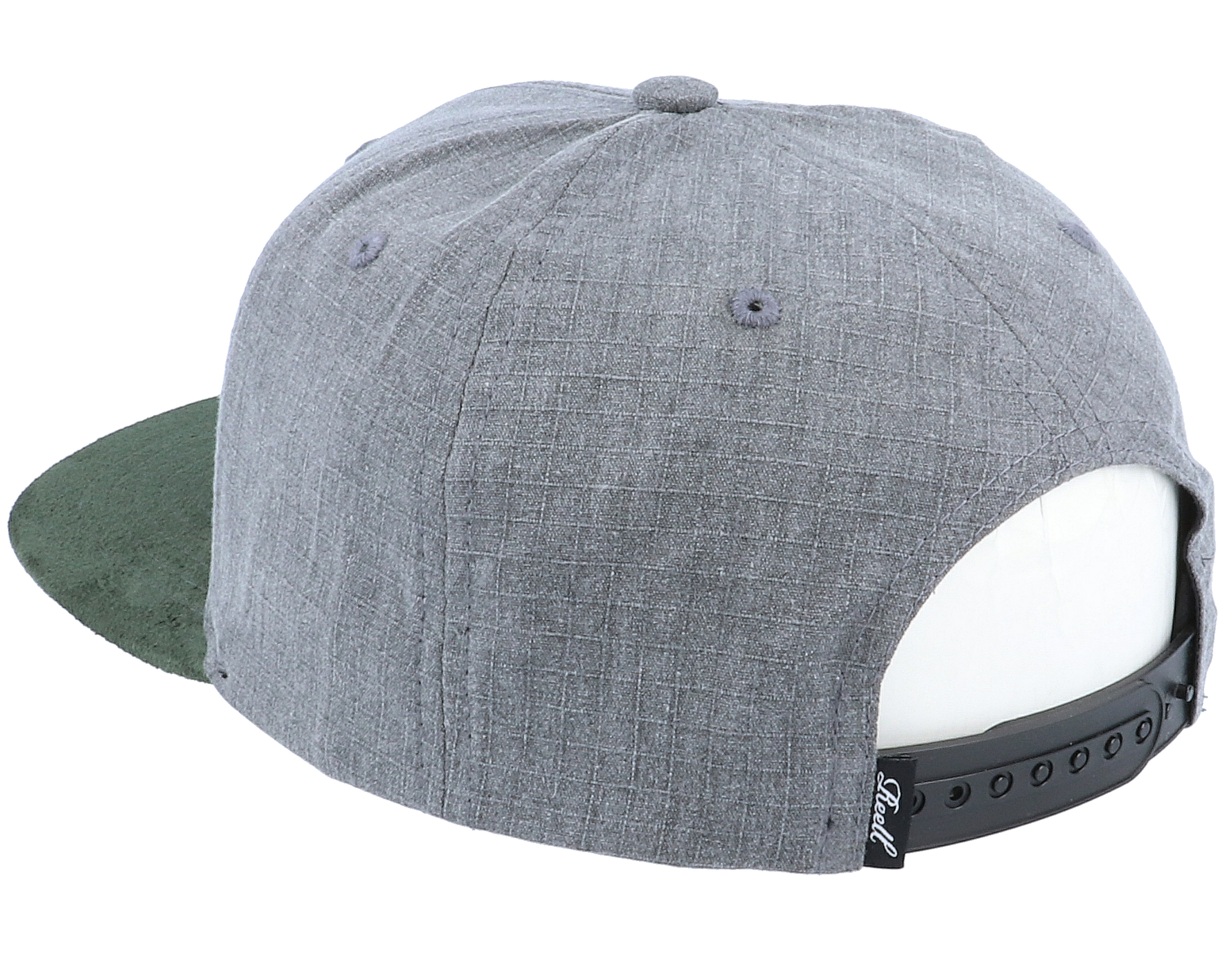 Suede Cap 140 Washed Grey Snapback Reell caps Hatstore.sg