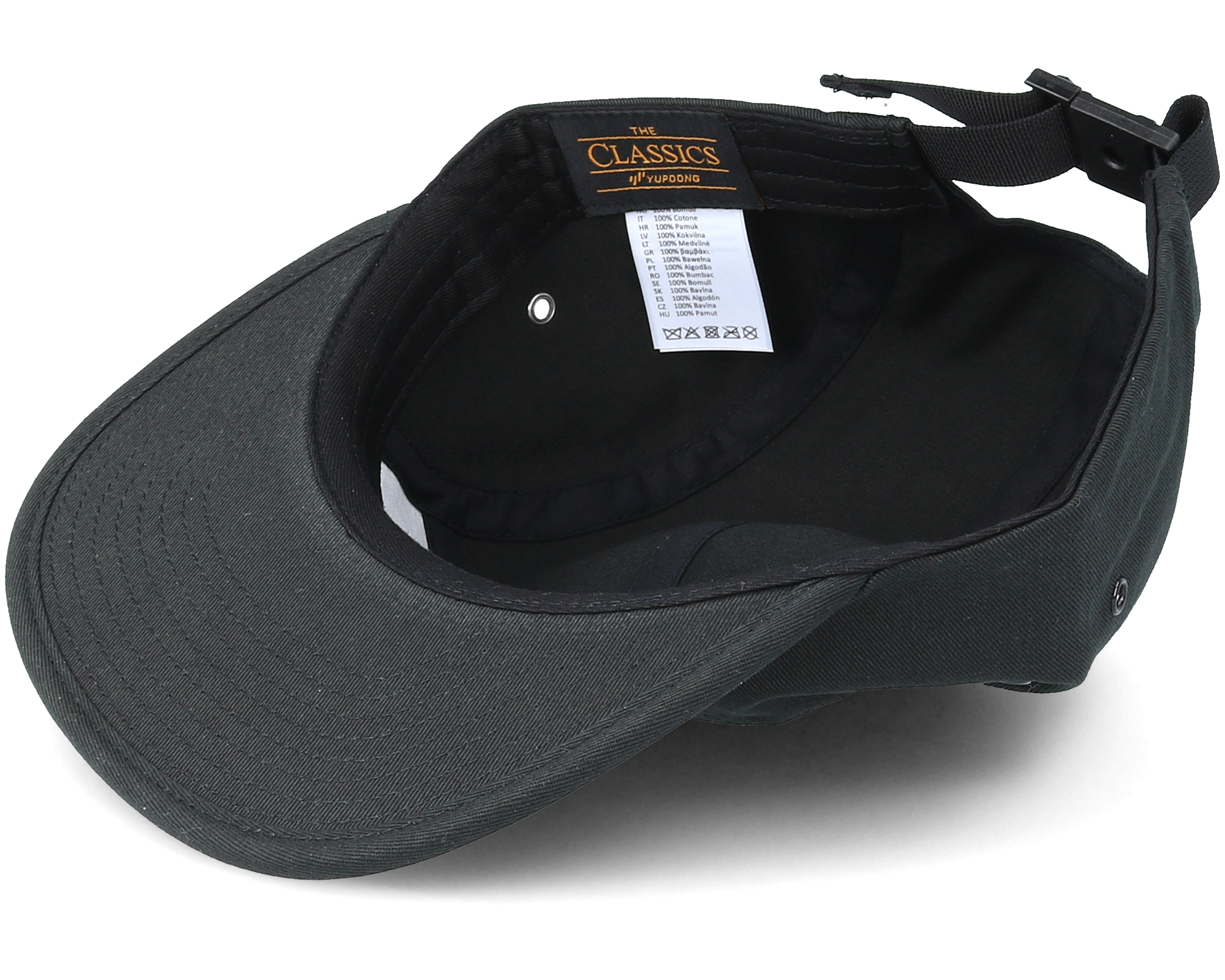 Black 5Panel Yupoong caps