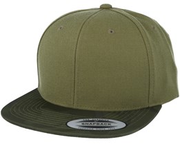 Visor Camo Olive Snapback - Yupoong