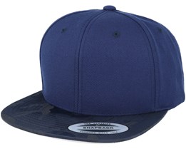 Visor Navy Camo Snapback - Yupoong