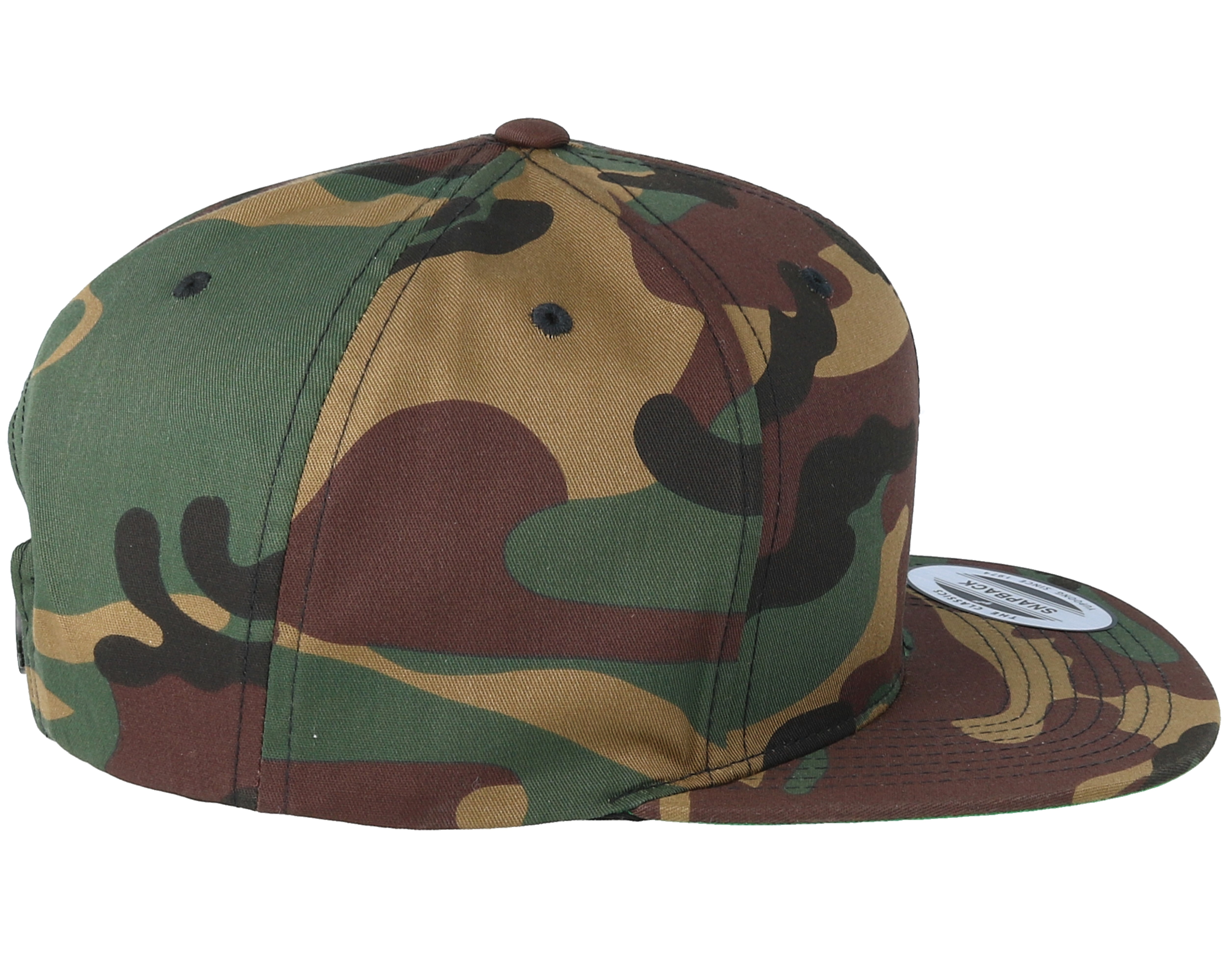 Green Camo Snapback - Yupoong caps - Hatstoreworld.com