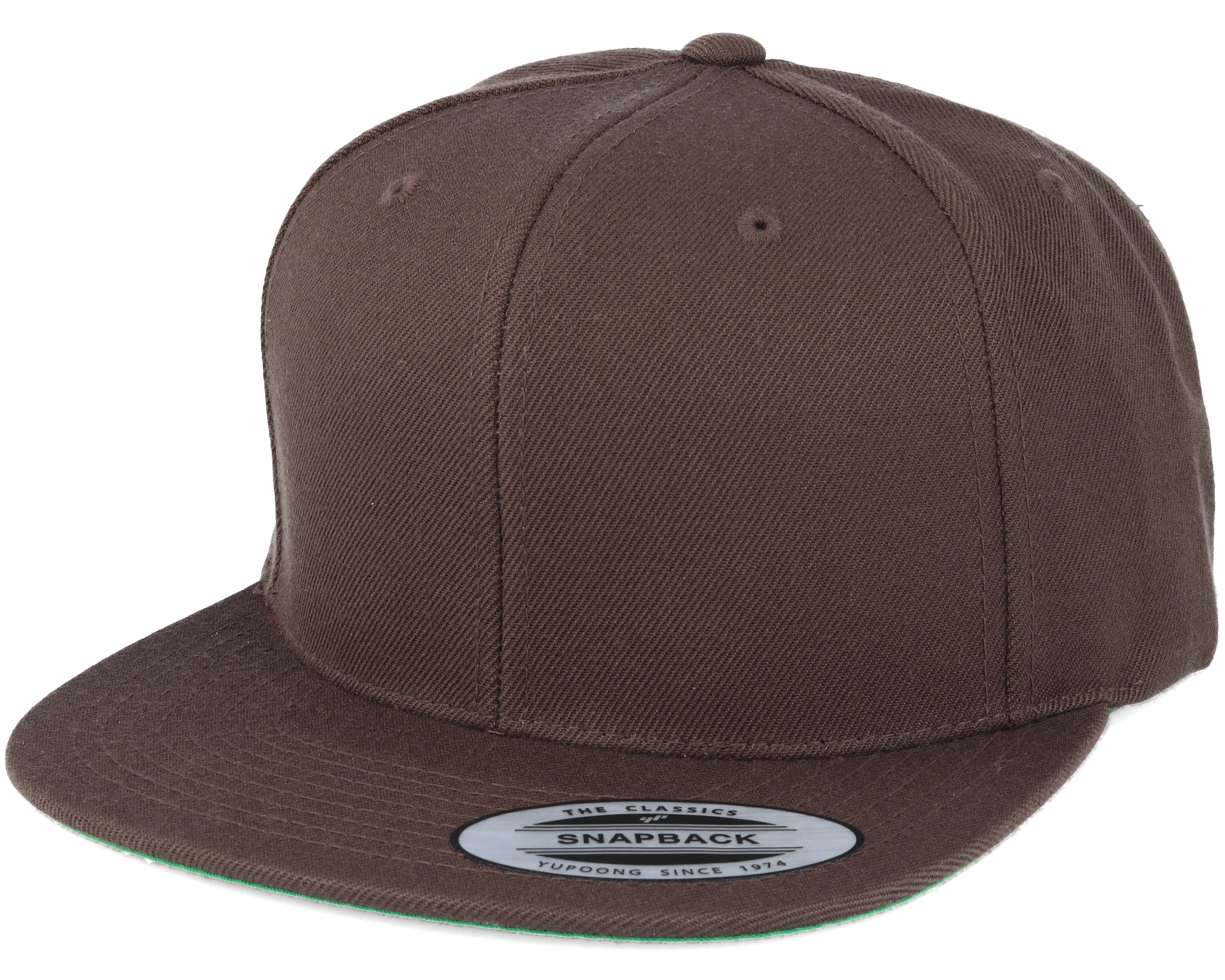 Dark Brown Snapback Yupoong caps Hatstore co uk Dark Brown Snapback Yupoong caps Hatstore co uk