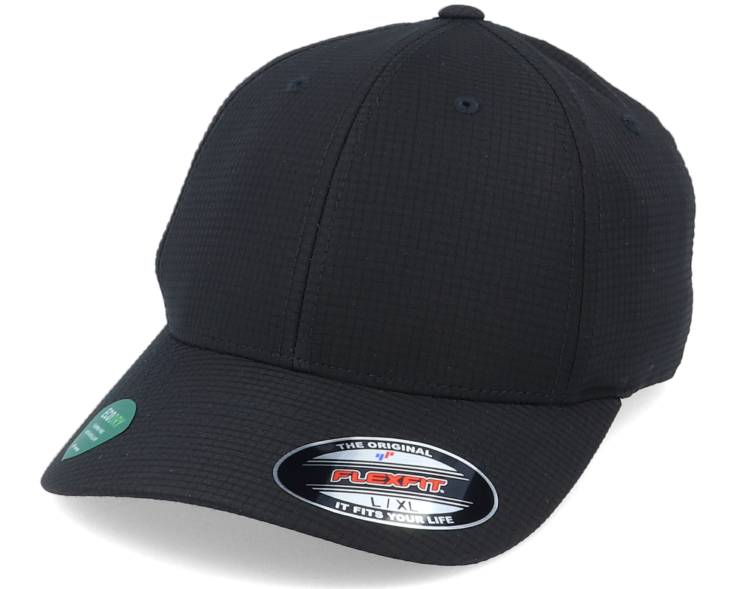 Hydro Grid Cap Black Flexfit - Flexfit 
