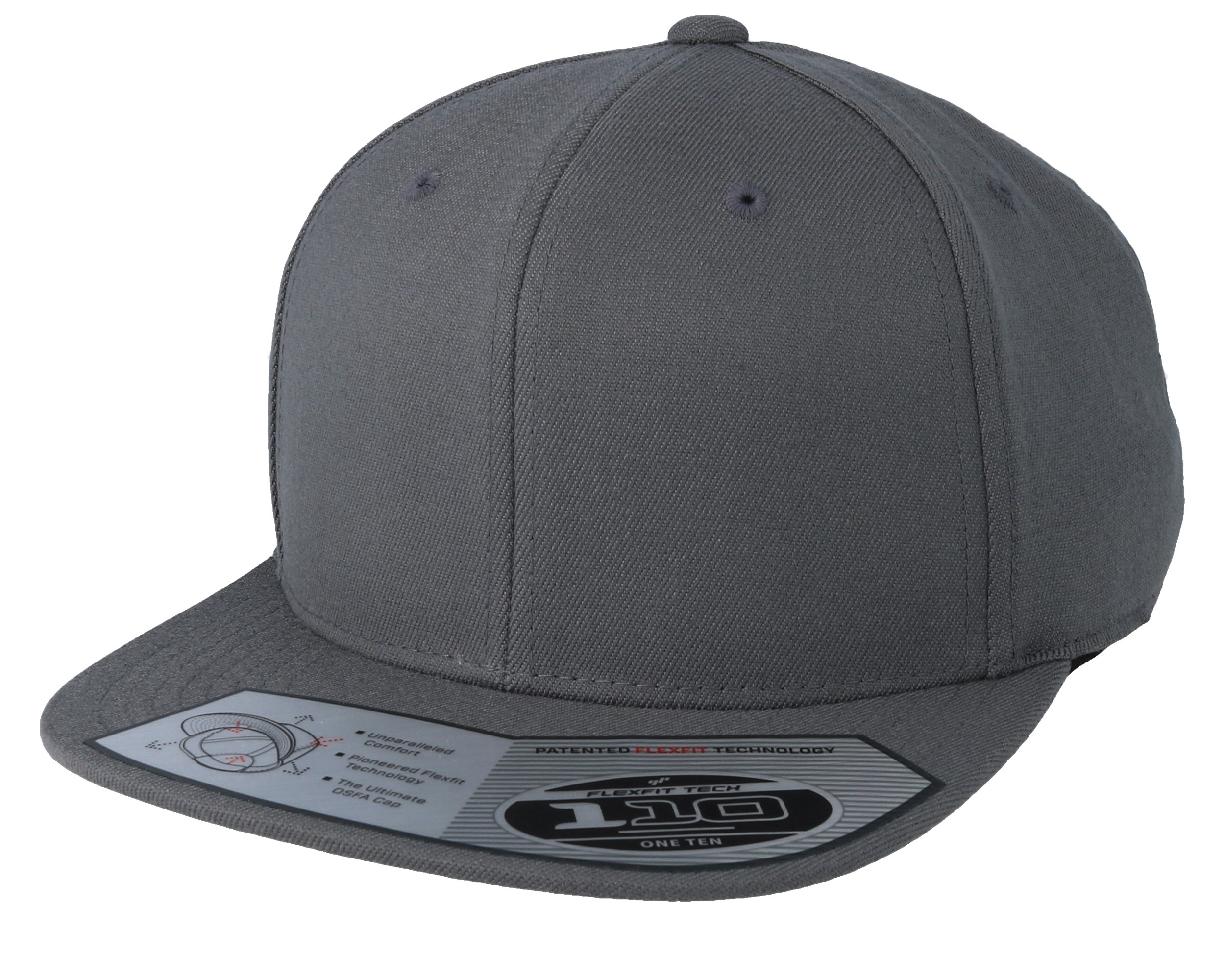 Lux Grey 110 Snapback Flexfit Caps