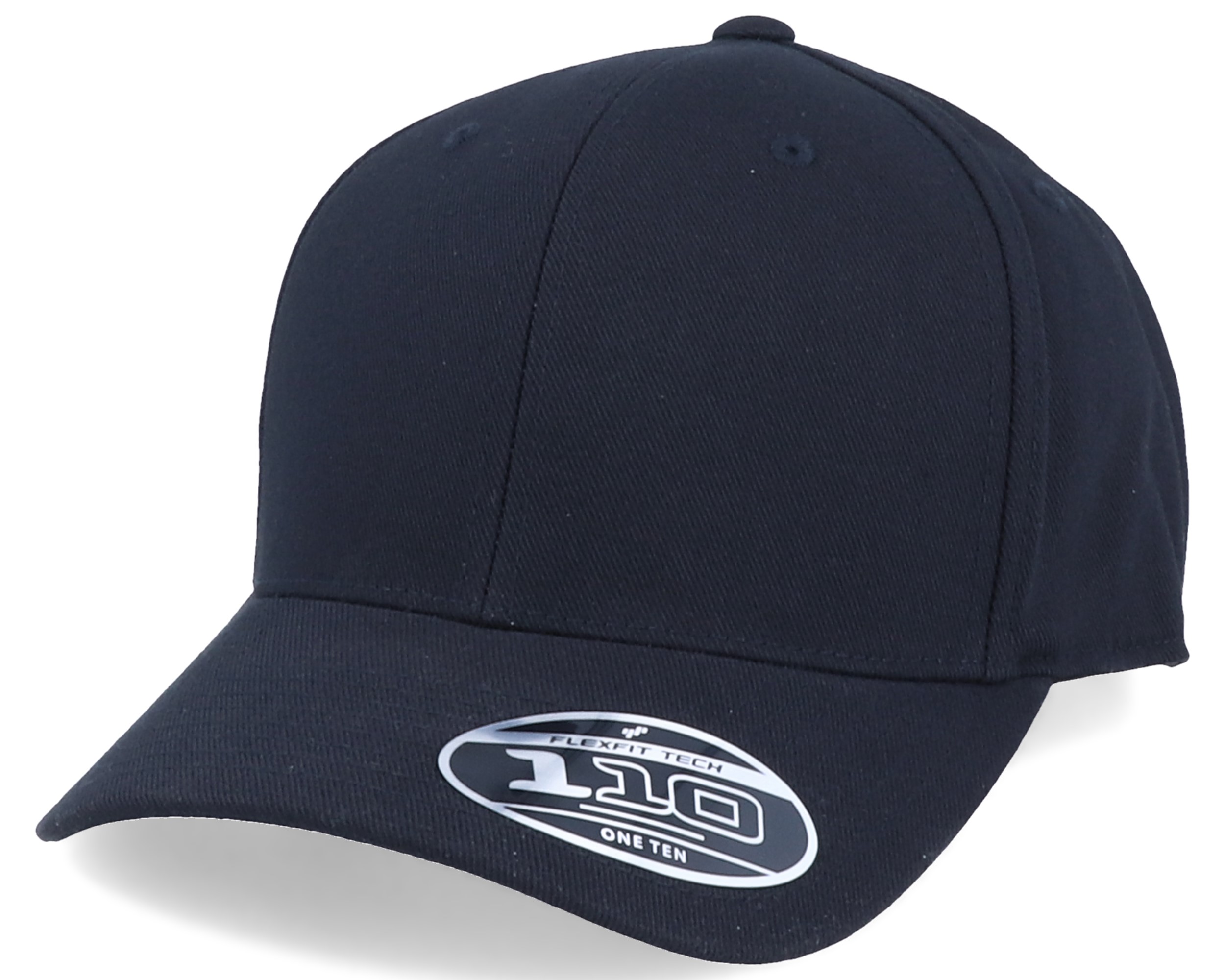 110 Flexfit Black Adjustable Flexfit caps Hatstore.co.uk