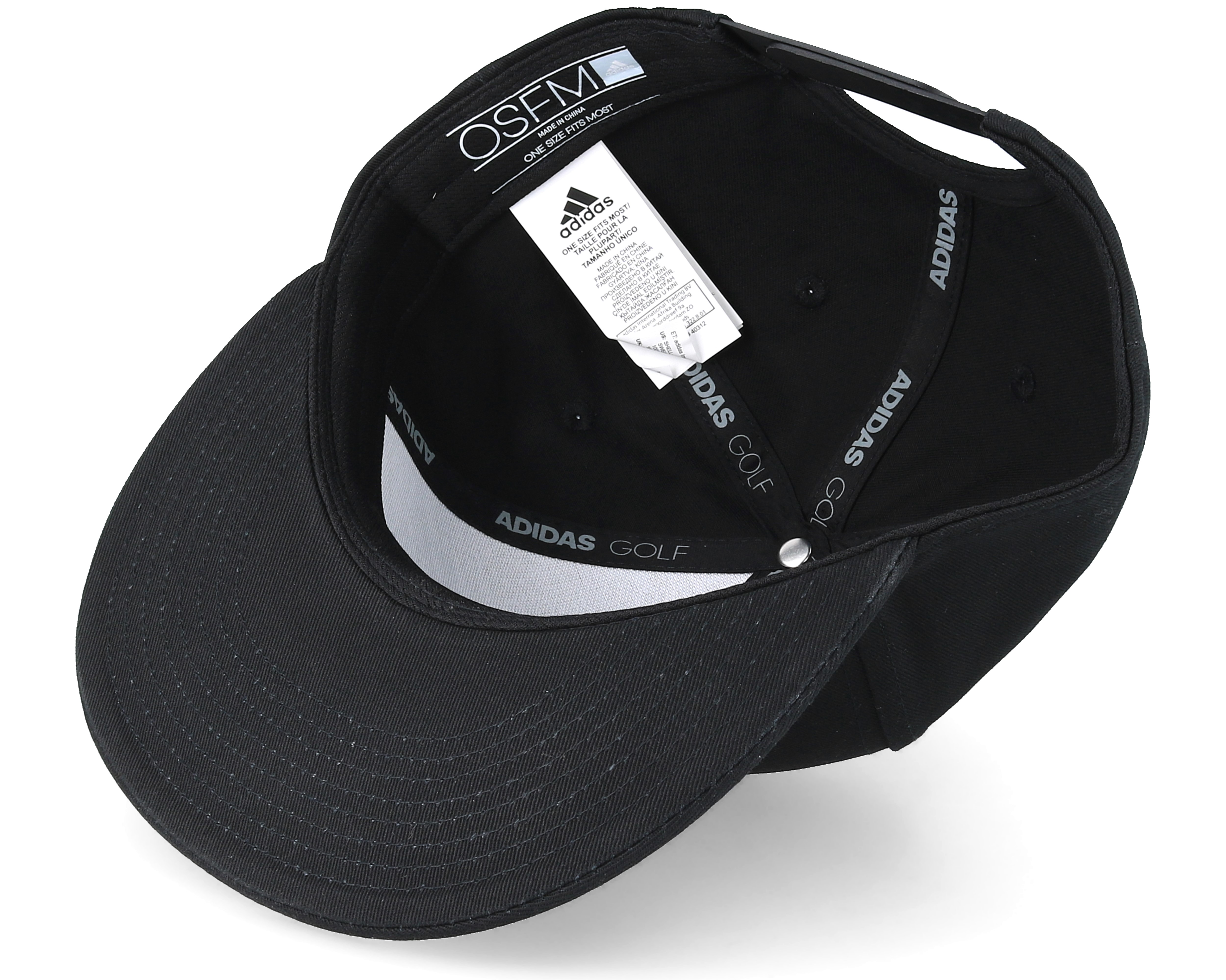 Flat Brim Black Snapback Adidas caps Hatstore.co.uk