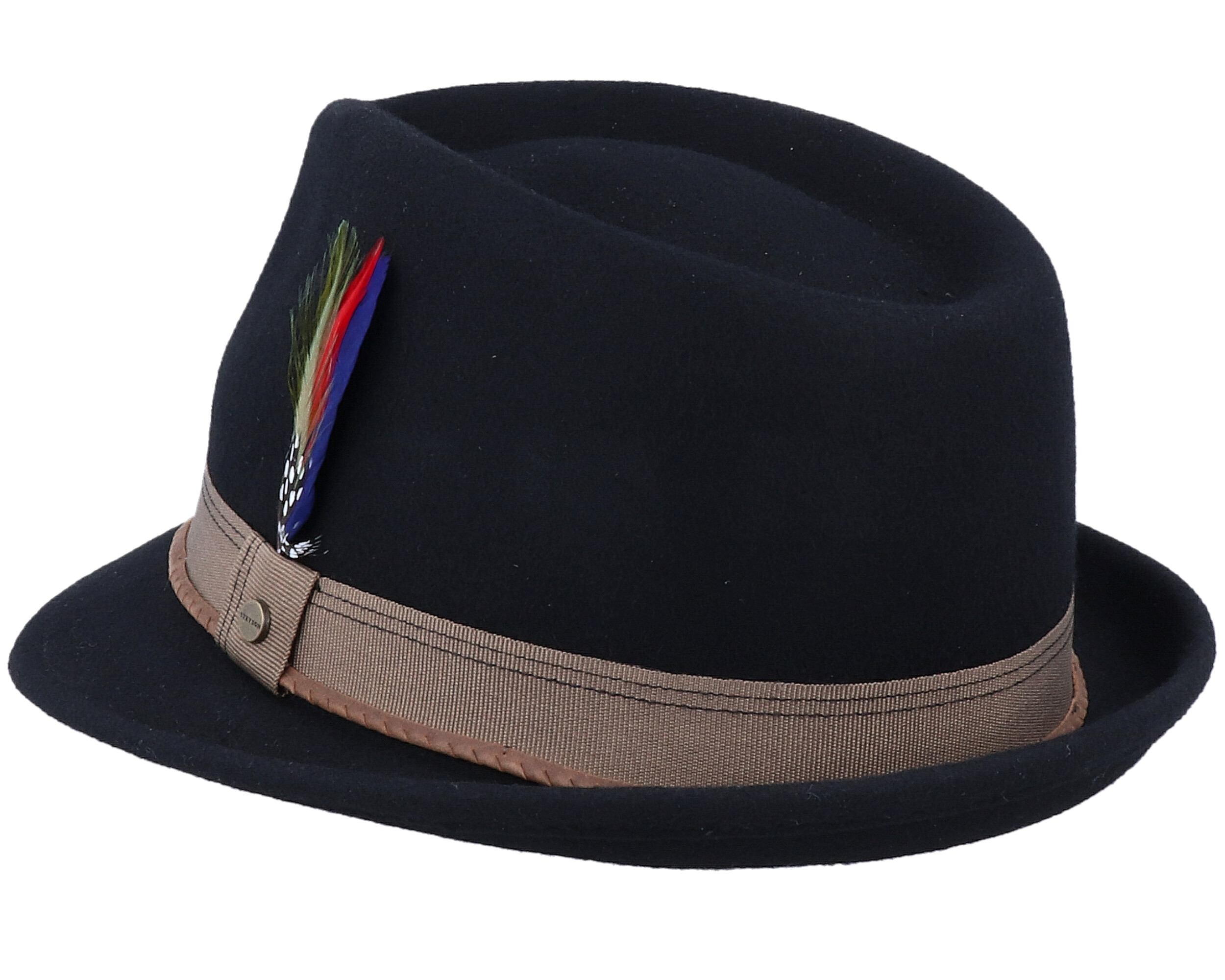 Richmond Woolfelt Black Trilby Stetson hats Hatstore.co.uk
