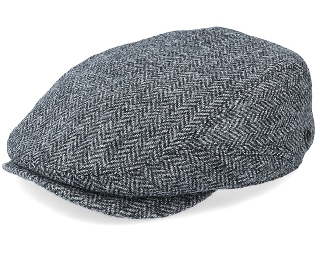 grey flat cap