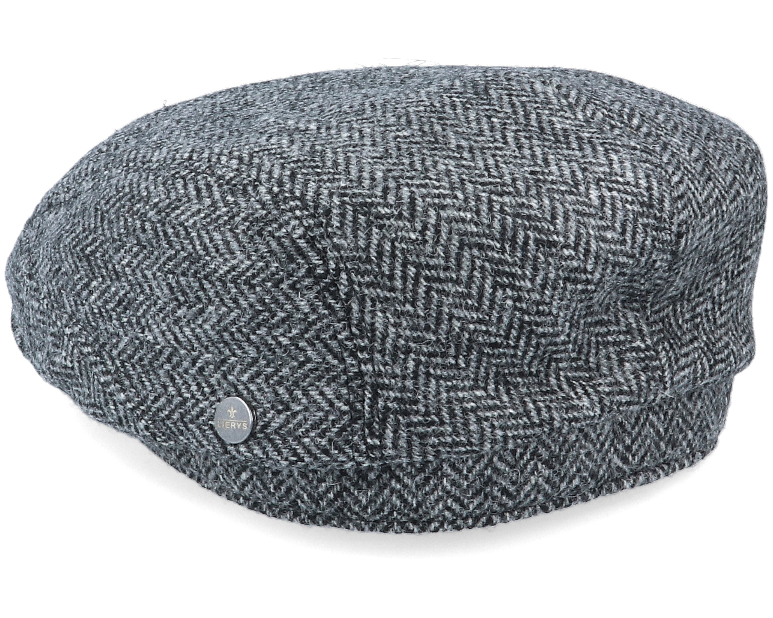 Driver Cap Wool Grey Flat Cap Lierys caps Hatstore.co.uk