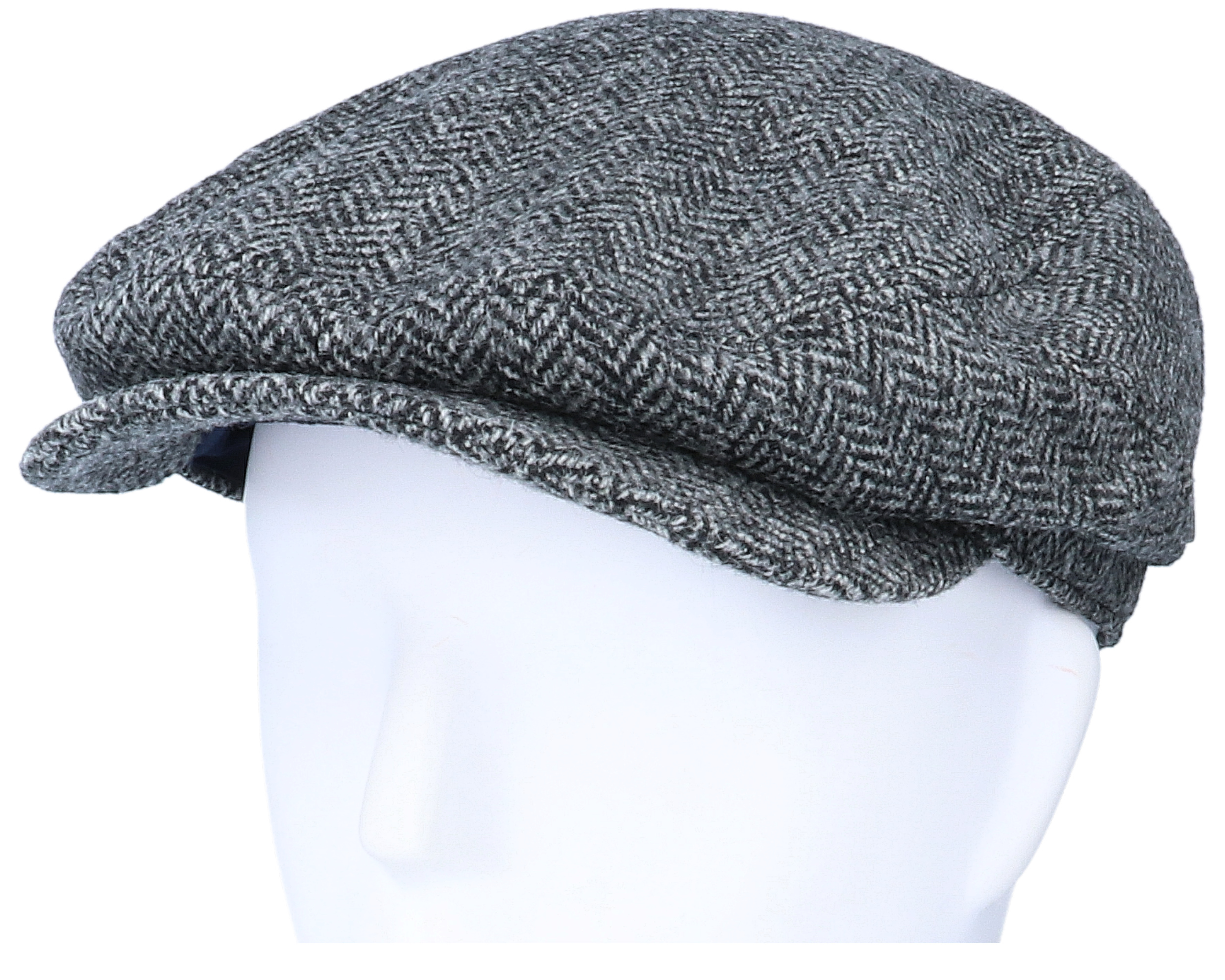 Driver Cap Wool Grey Flat Cap Lierys caps Hatstore.co.uk