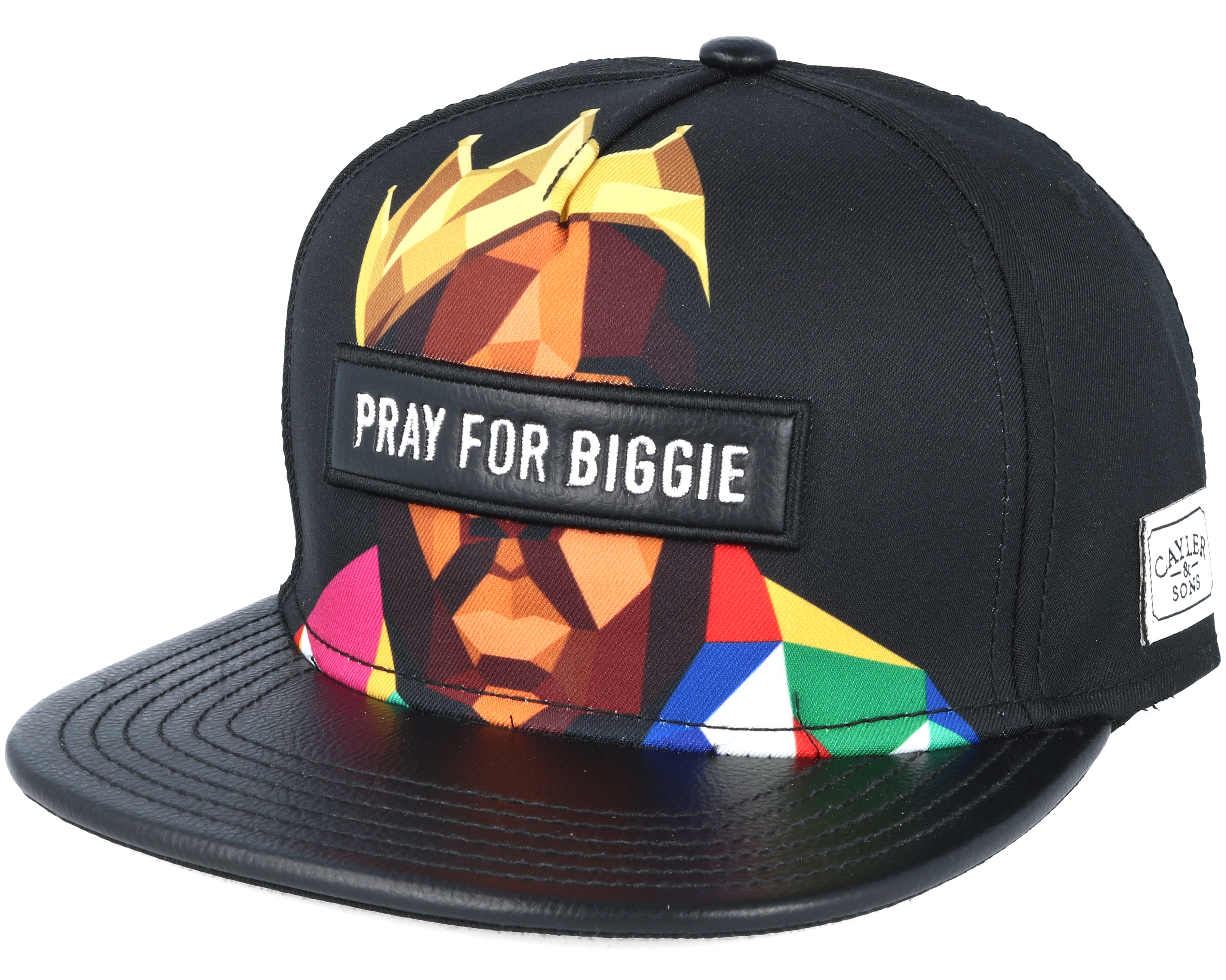 Bigasso Black Snapback - Cayler & Sons caps | Hatstore.co.uk