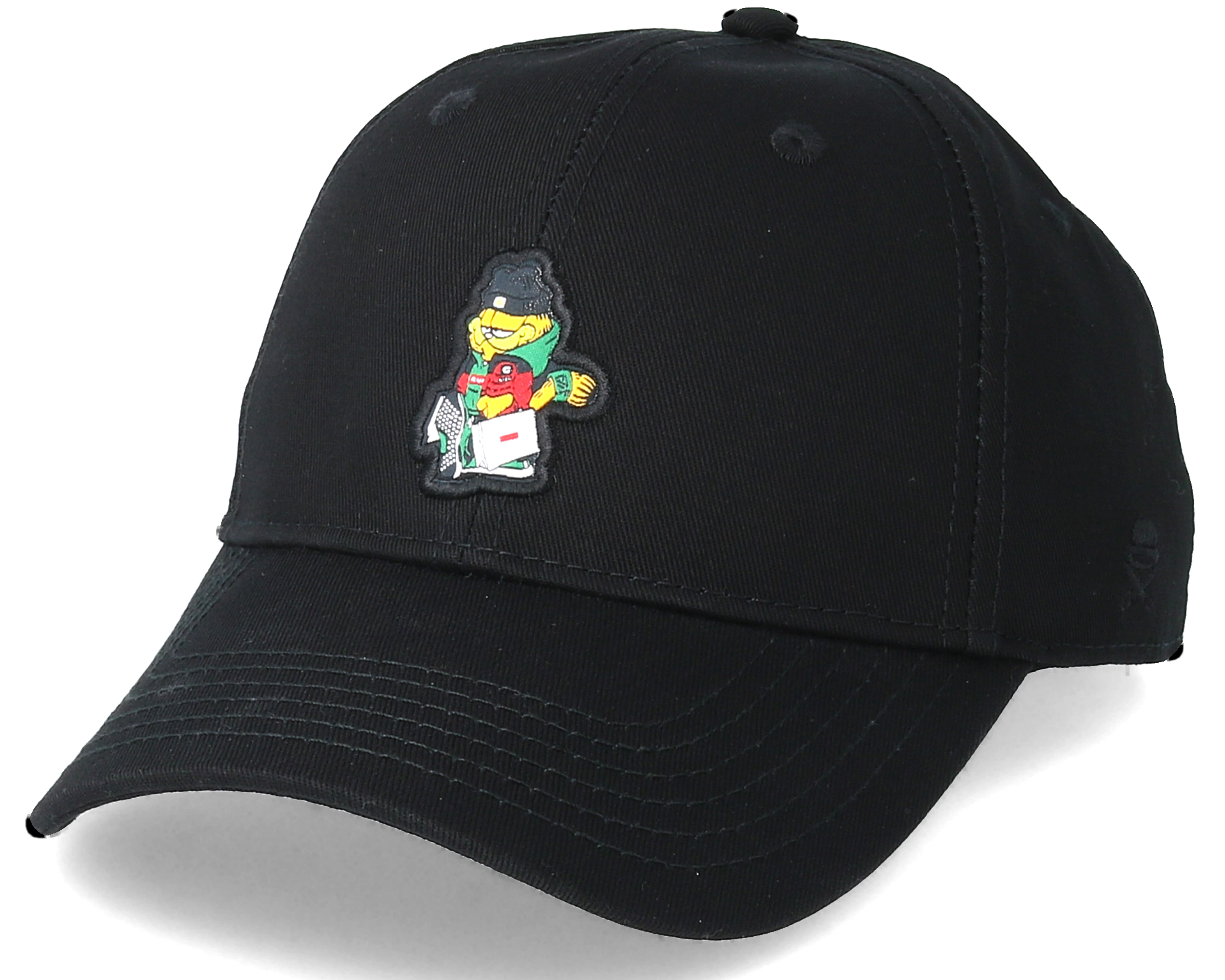 Hyped Garfield Curved Black Adjustable - Cayler & Sons caps