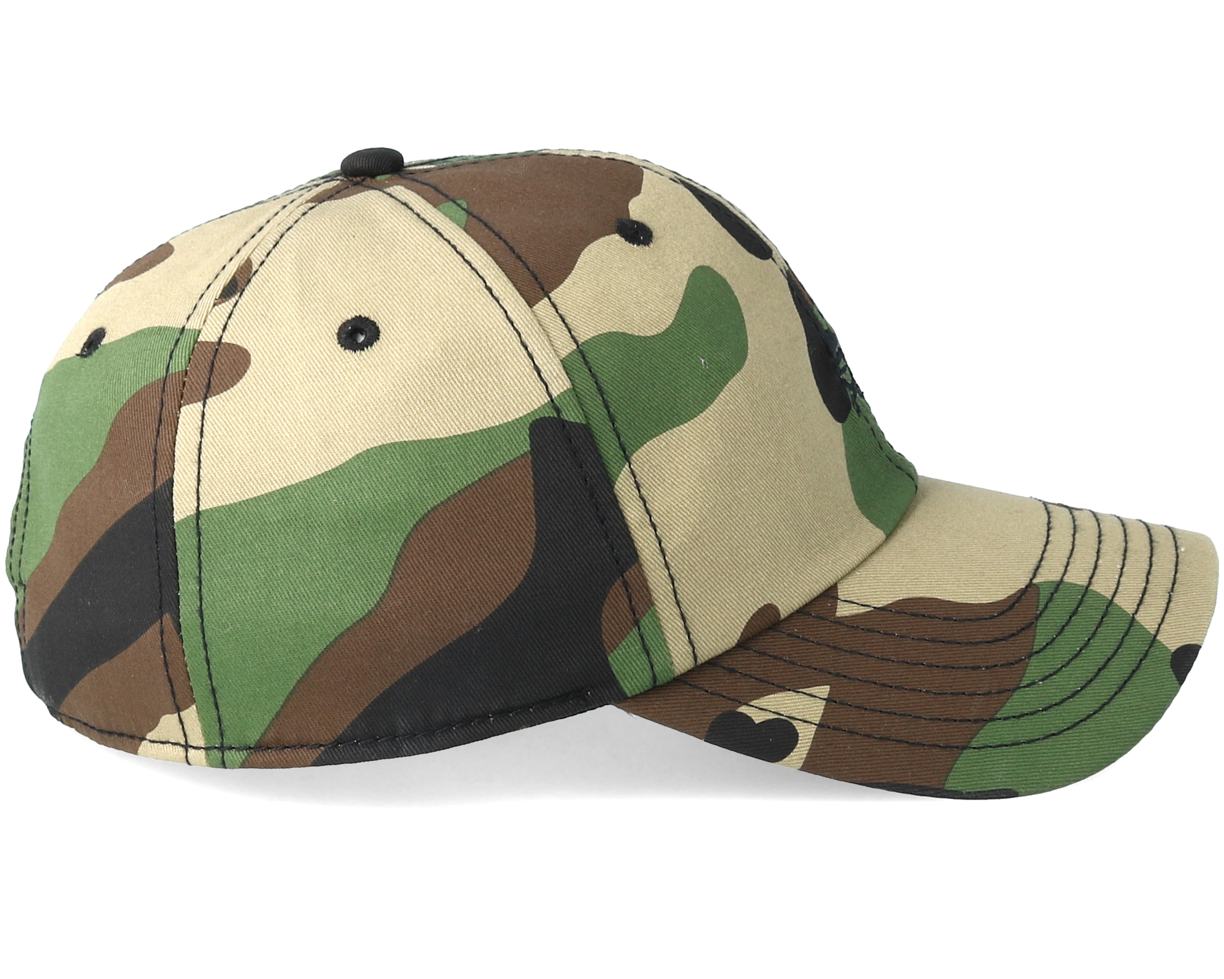 Pa Small Icon Curved Woodland Camo/Black Snapback - Cayler & Sons caps ...