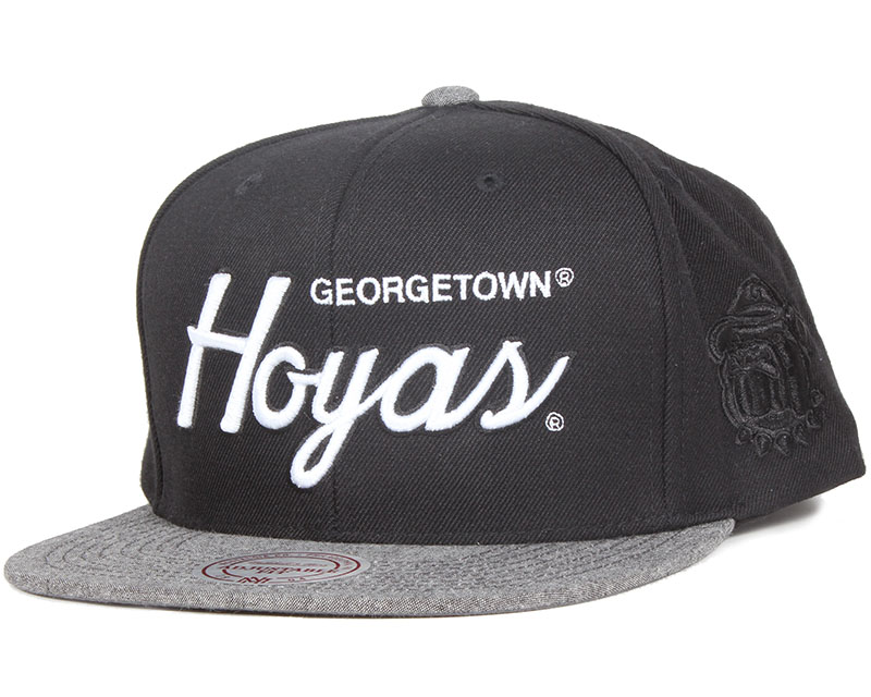 Hoyas Dusk Script Snapback Mitchell & Ness caps