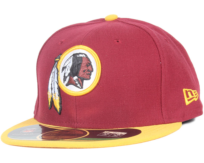 redskins fitted hat