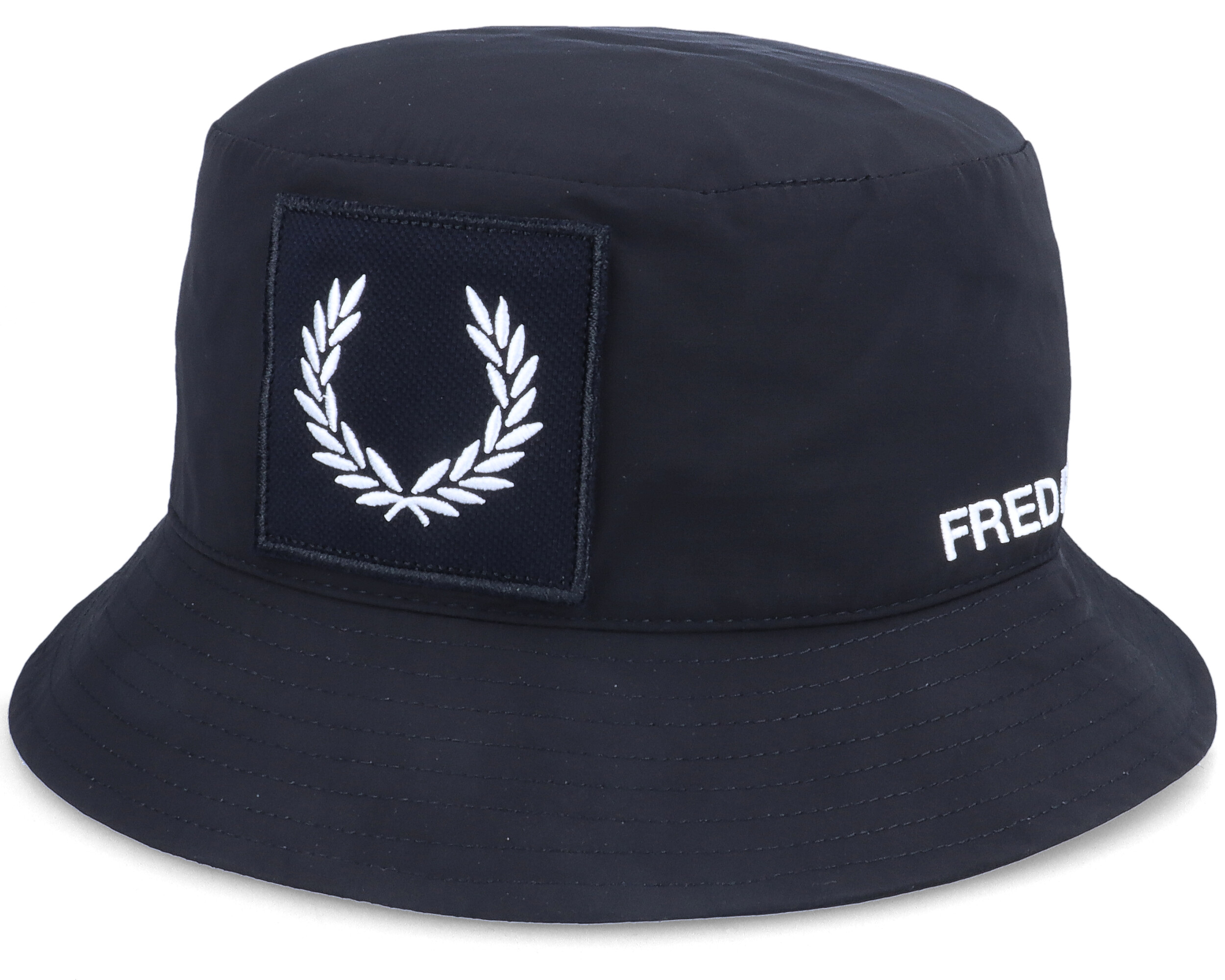 Laurel W B Hat Black Bucket Fred Perry hats