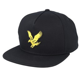 Eagle Cap True Black Strapback - Lyle 