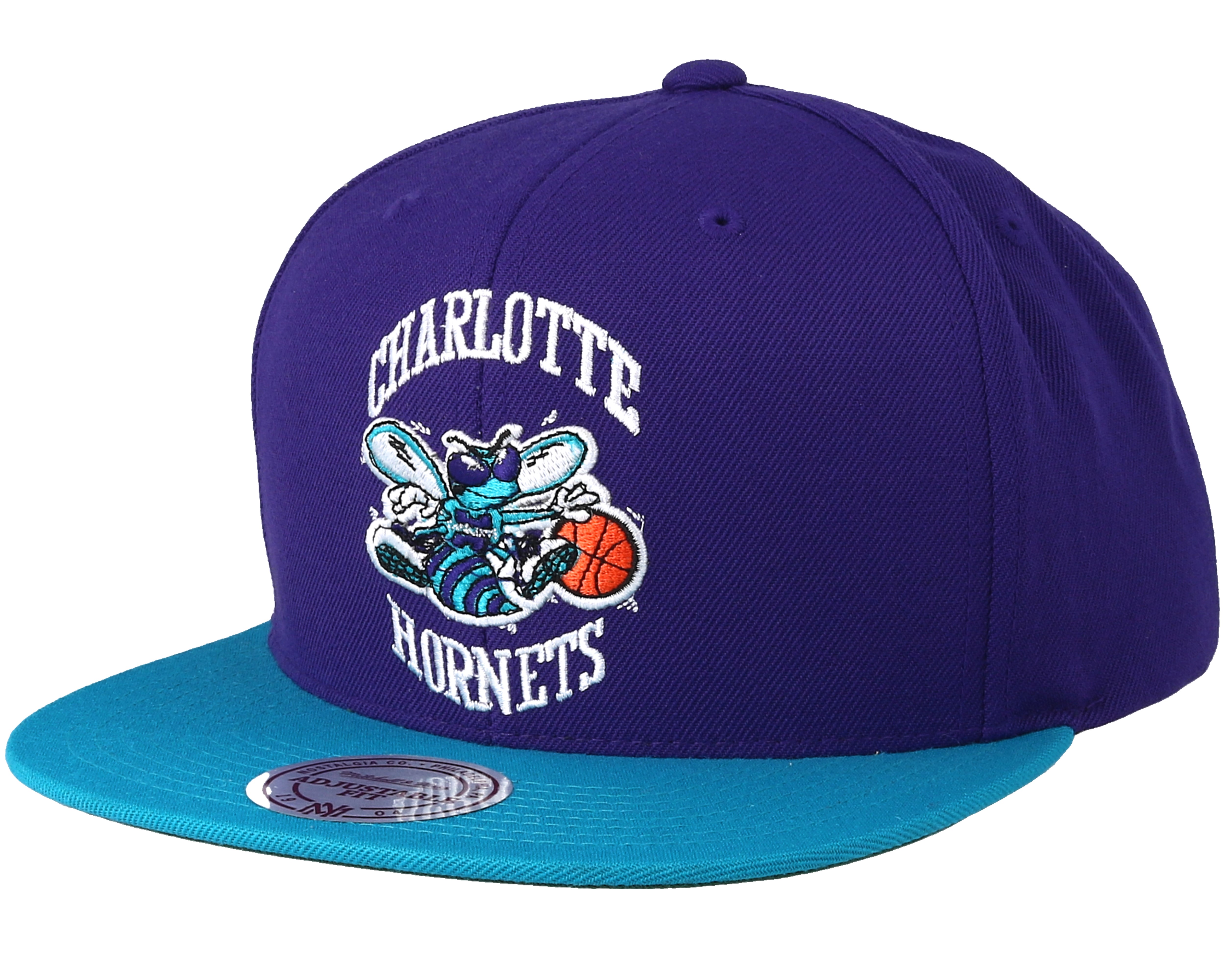 Charlotte 2 Tones Purple/Teal Snapback Mitchell & Ness caps