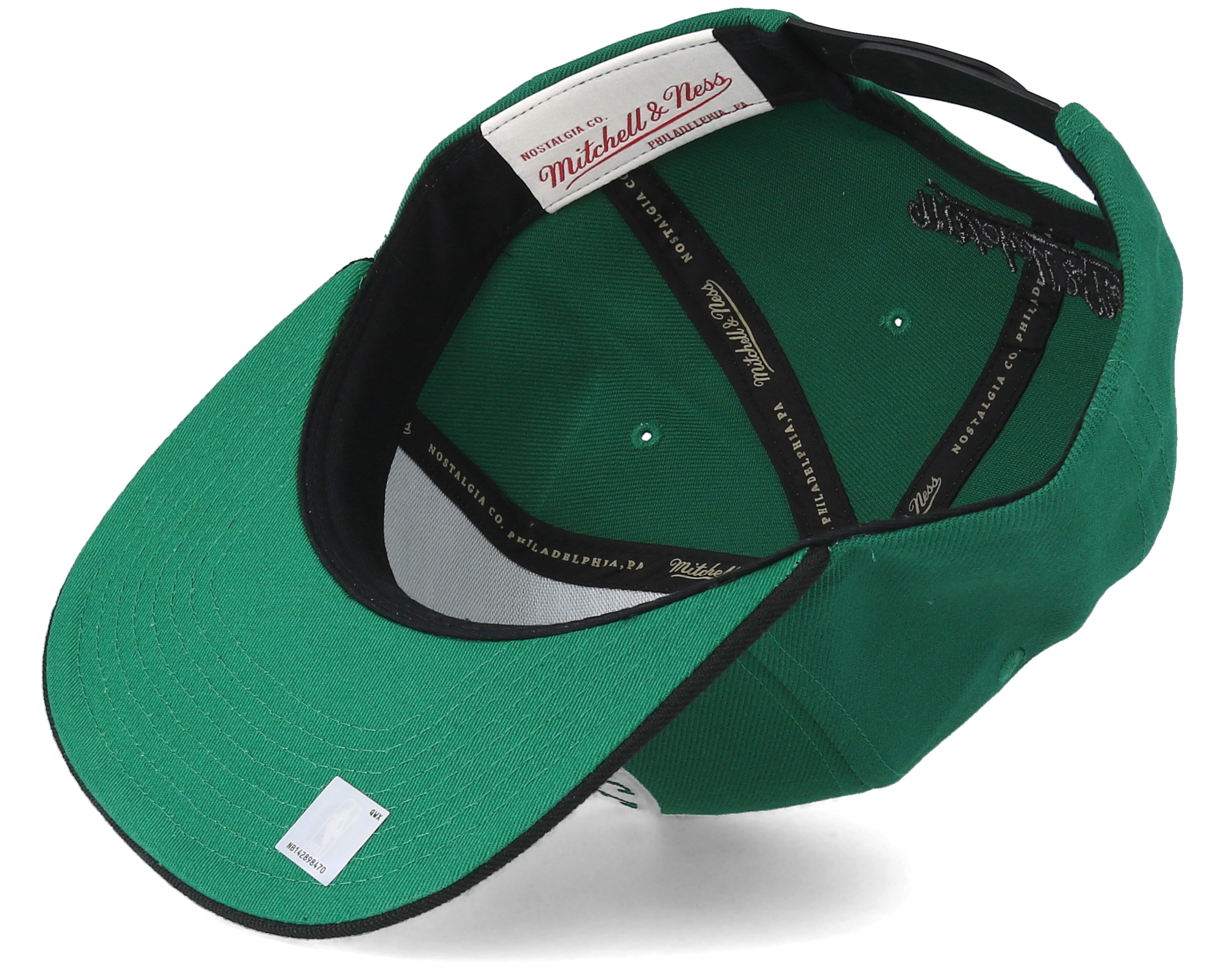 Boston Celtics XL Logo 2 Tone Green/Black Snapback ...