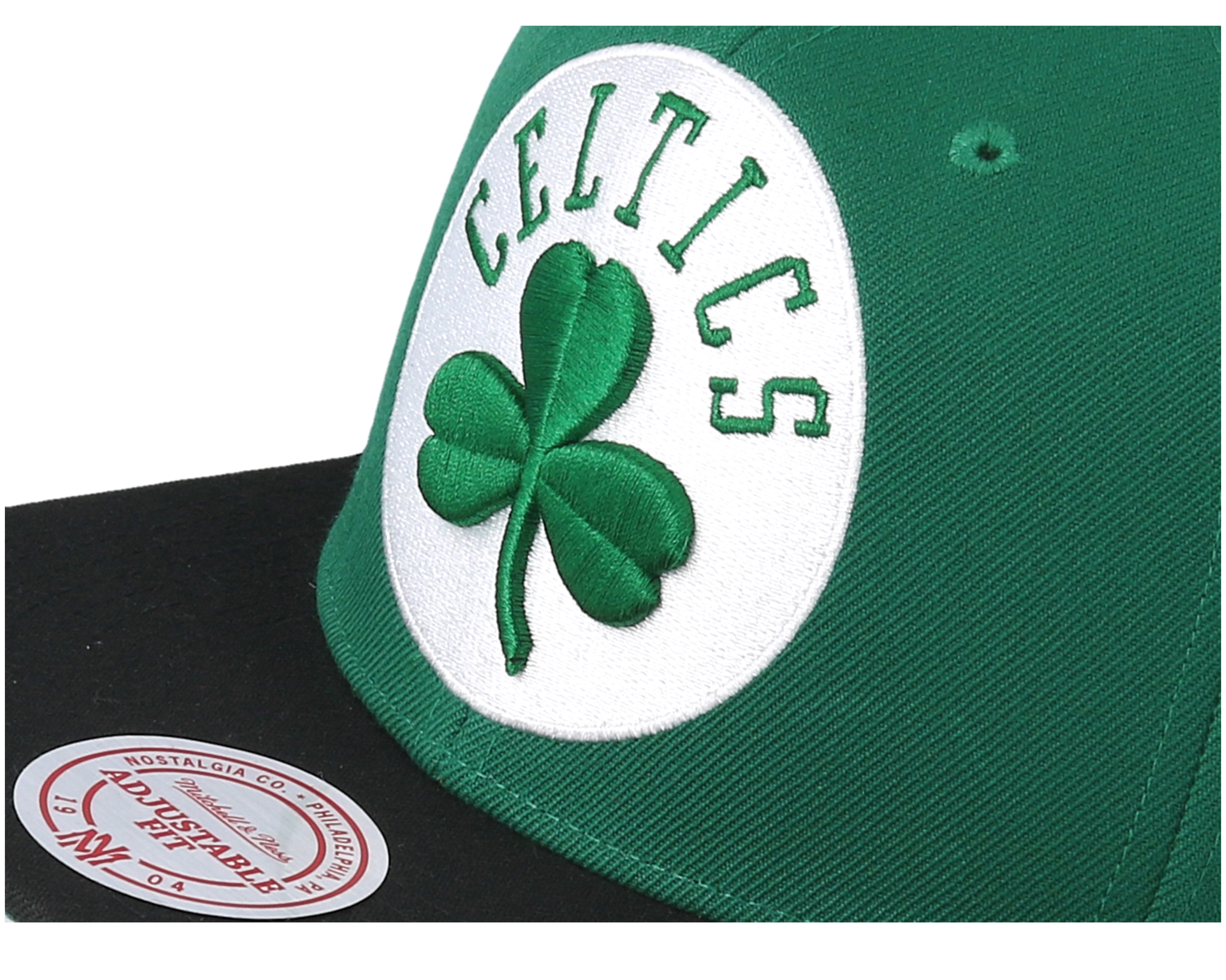 Boston Celtics XL Logo 2 Tone Green/Black Snapback ...