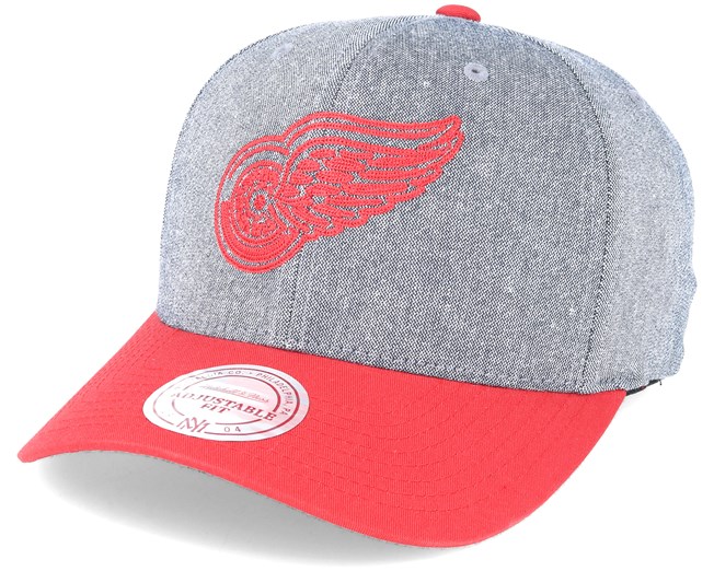 Detroit Michigan Red Box Snapback Hat Baseball Cap