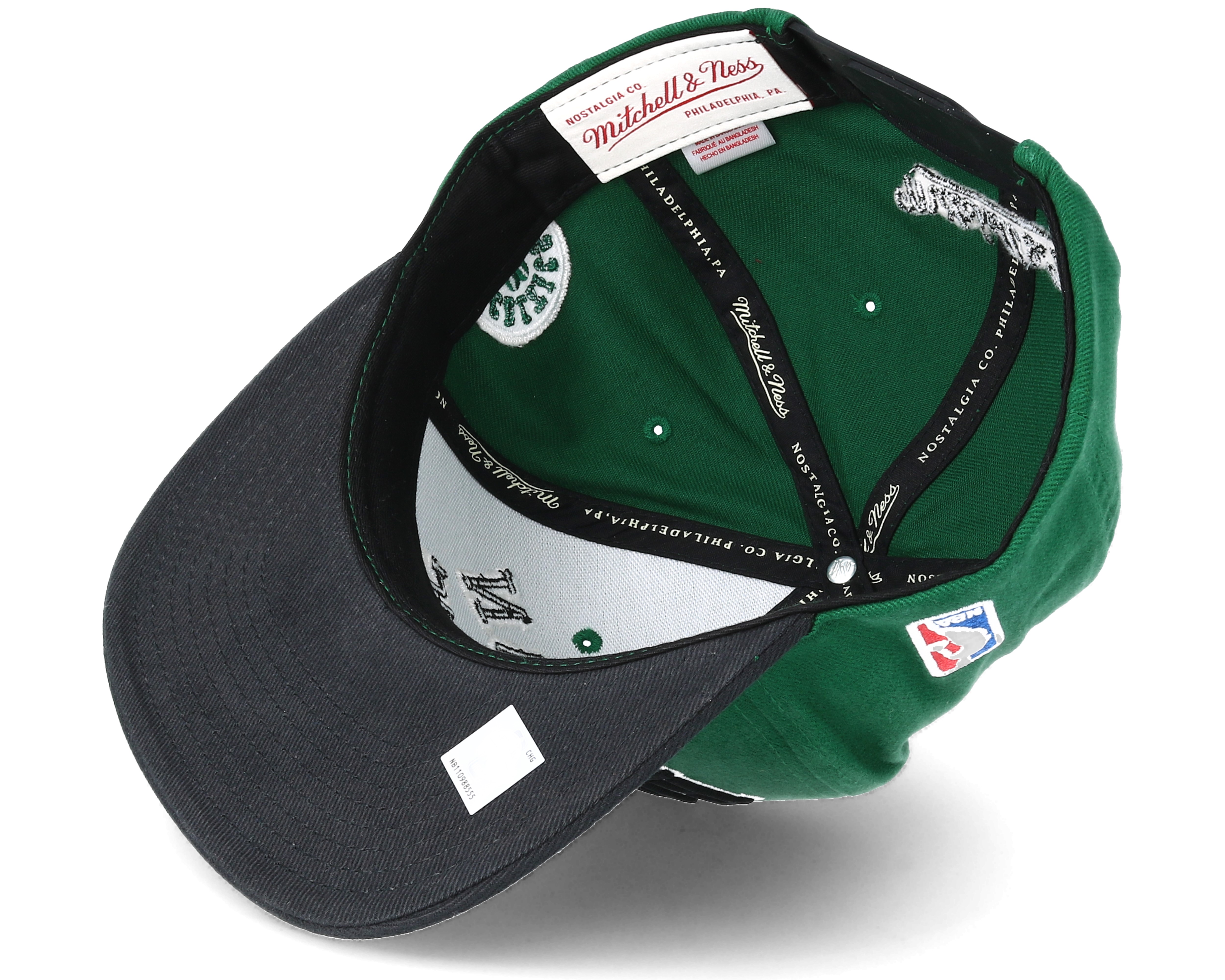 Boston Celtics Wordmark Green Snapback - Mitchell & Ness caps ...