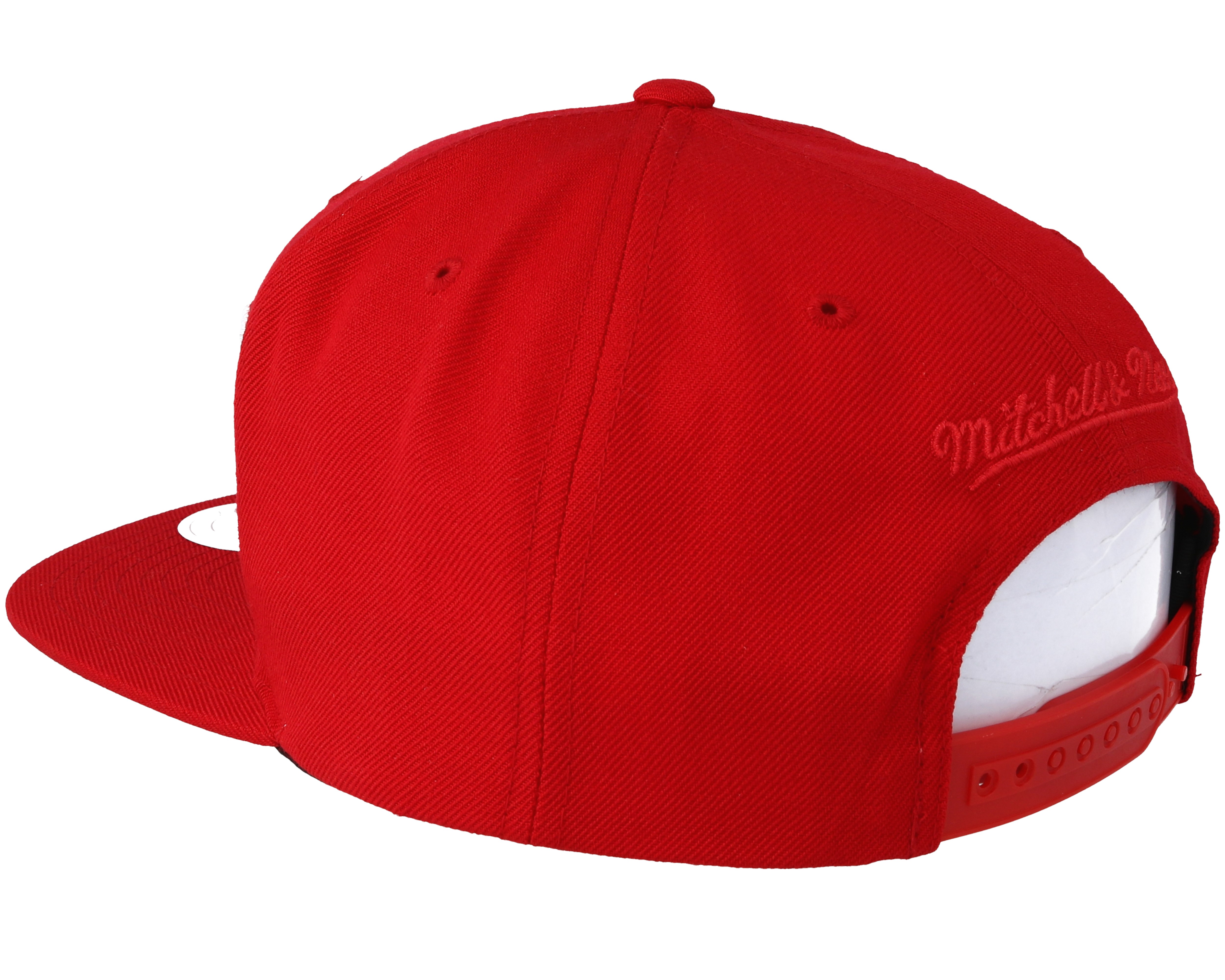 LA Clippers Vice Script Solid Red Snapback - Mitchell & Ness caps ...