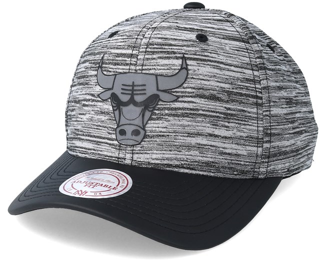 Mitchell /& Ness Chicago Bulls Swish Grey//Black Adjustable