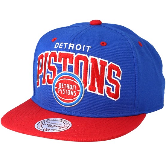 Detroit Pistons Team Arch Black Snapback Mitchell & Ness caps