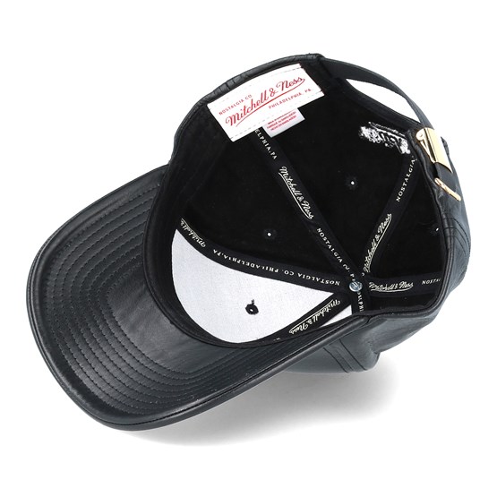 Mitchell and ness leather strapback clearance