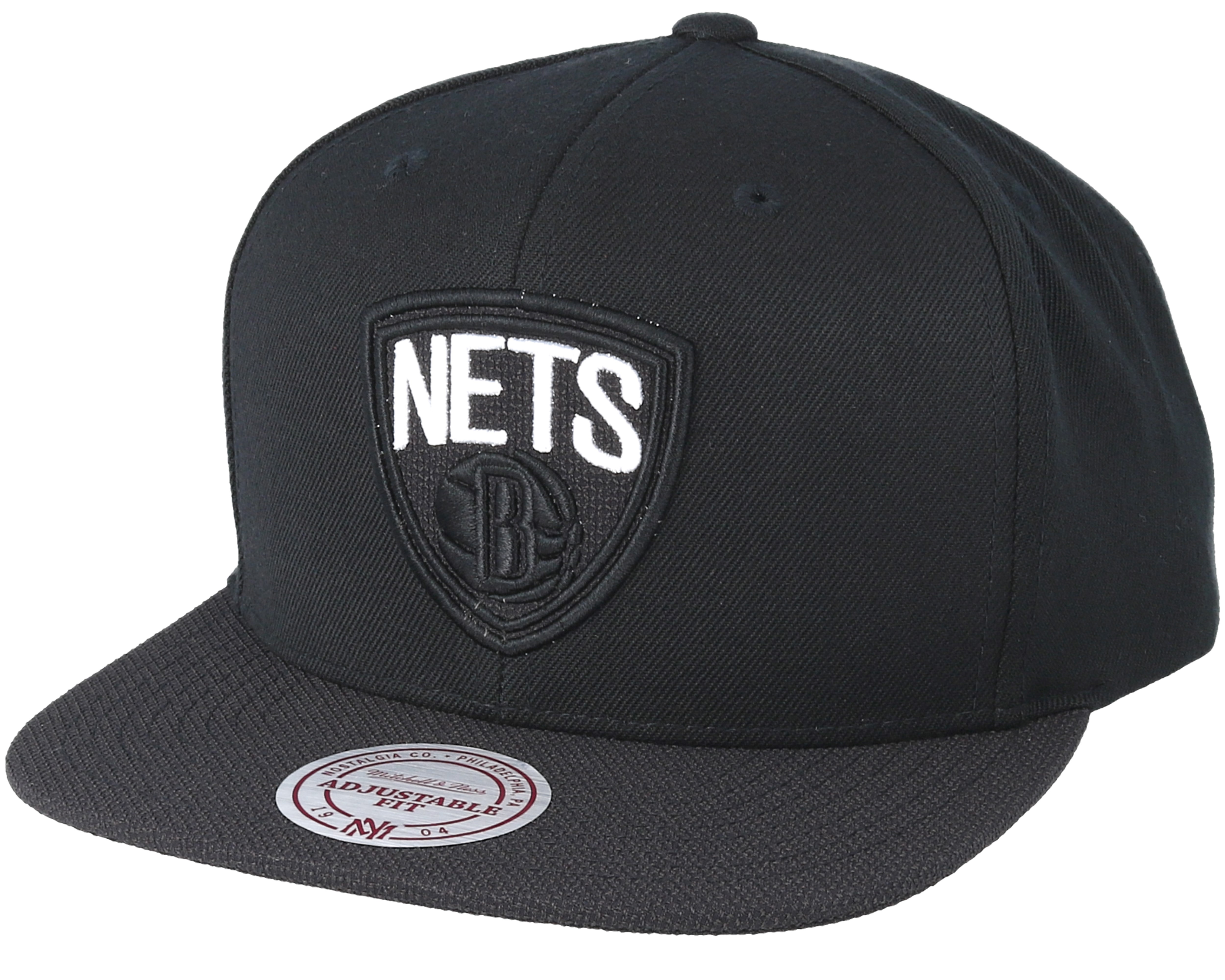 Brooklyn Nets Full Dollar Black Snapback - Mitchell & Ness caps ...