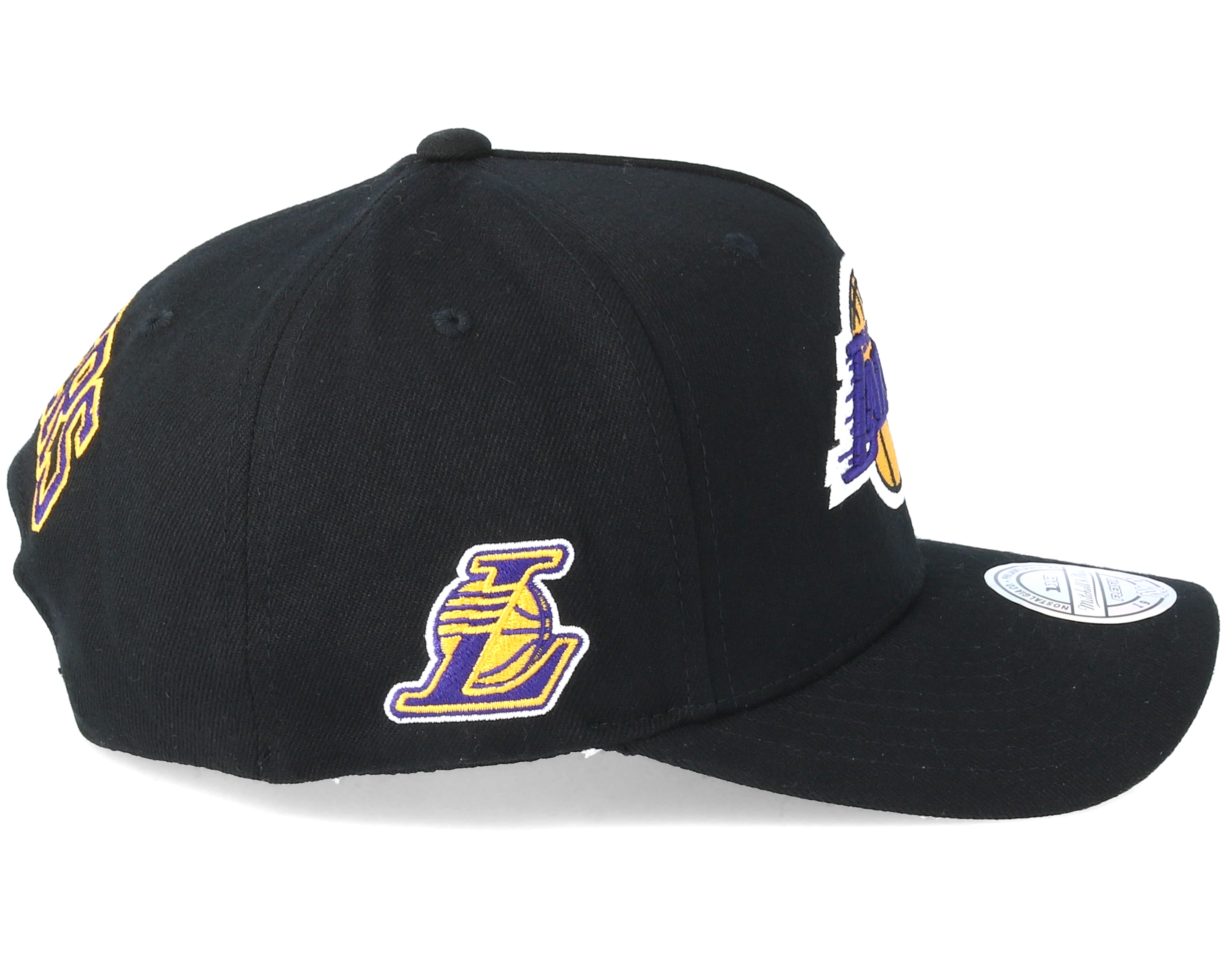 LA Lakers Eazy Black 110 Adjustable - Mitchell & Ness caps | Hatstore.co.uk