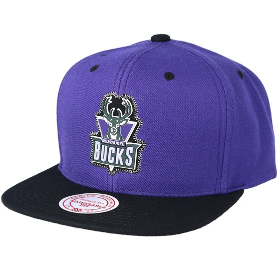 Purple milwaukee bucks hat Clearance