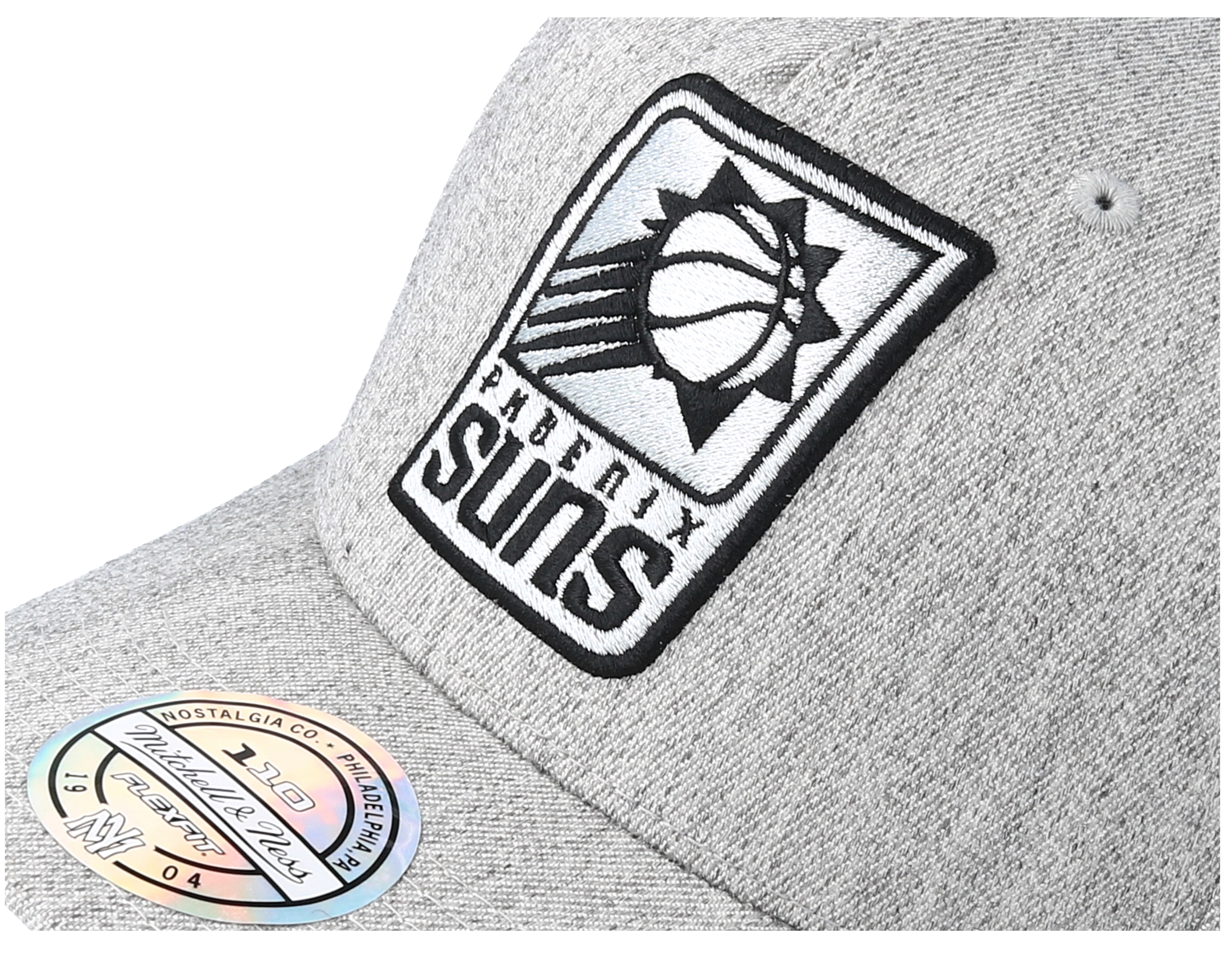 Phoenix Suns Outline Logo Melange Grey 110 Adjustable - Mitchell & Ness caps | Hatstore.co.uk