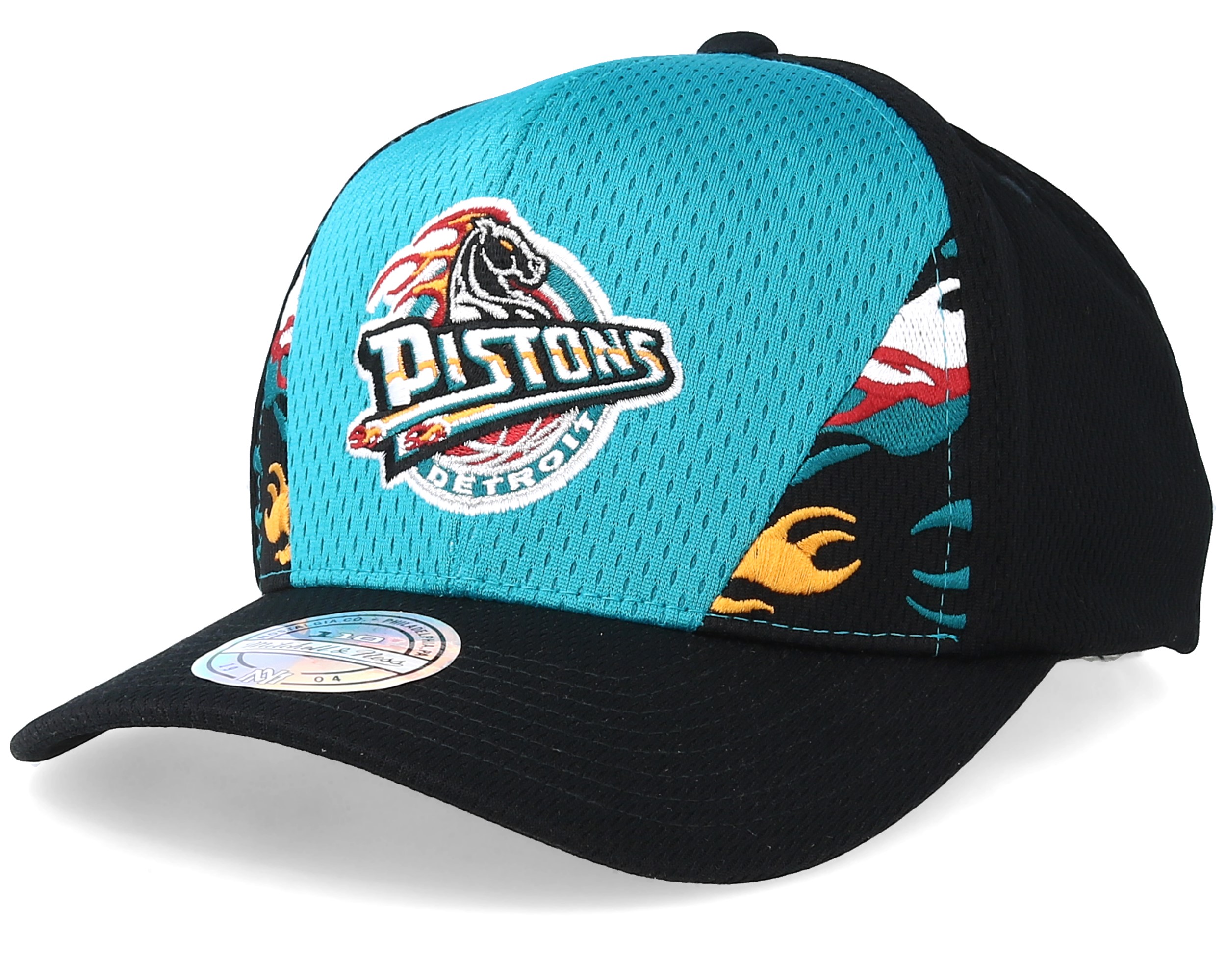 Detroit Pistons DNA 110 Teal/Black Adjustable Mitchell & Ness caps